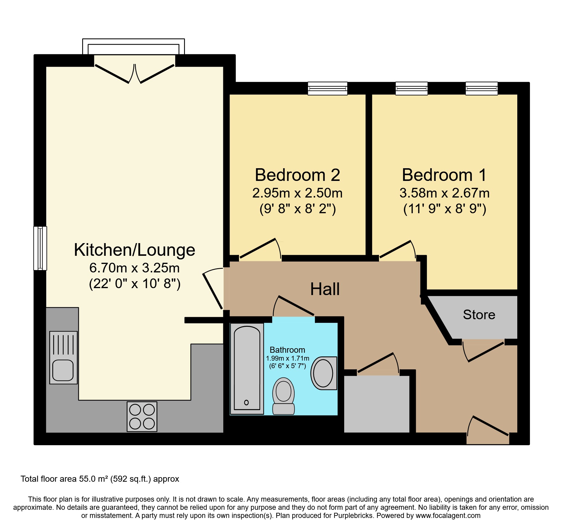 37, St. Michaels View, Widnes floorplan