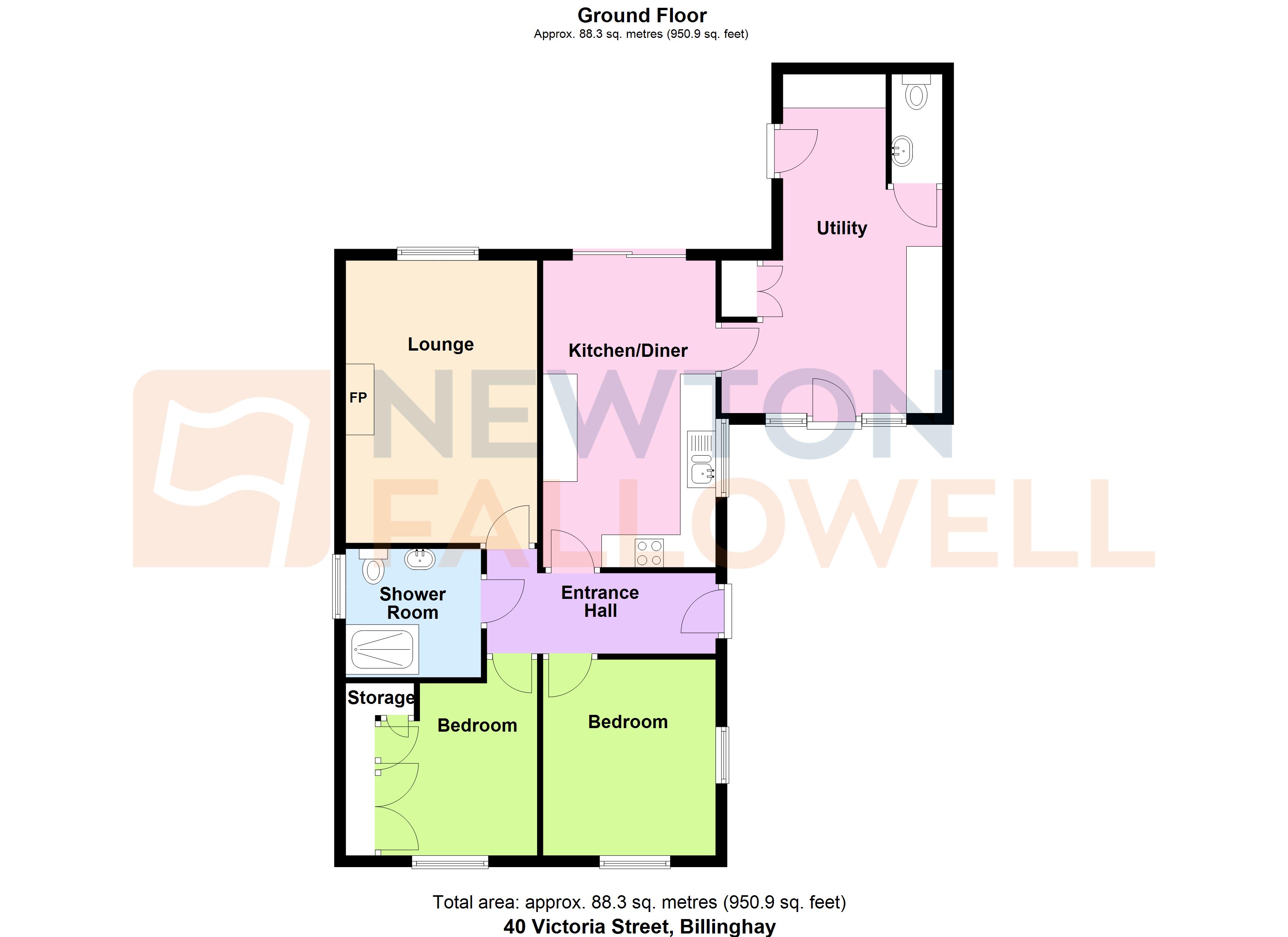 40, Victoria Street, Billinghay floorplan