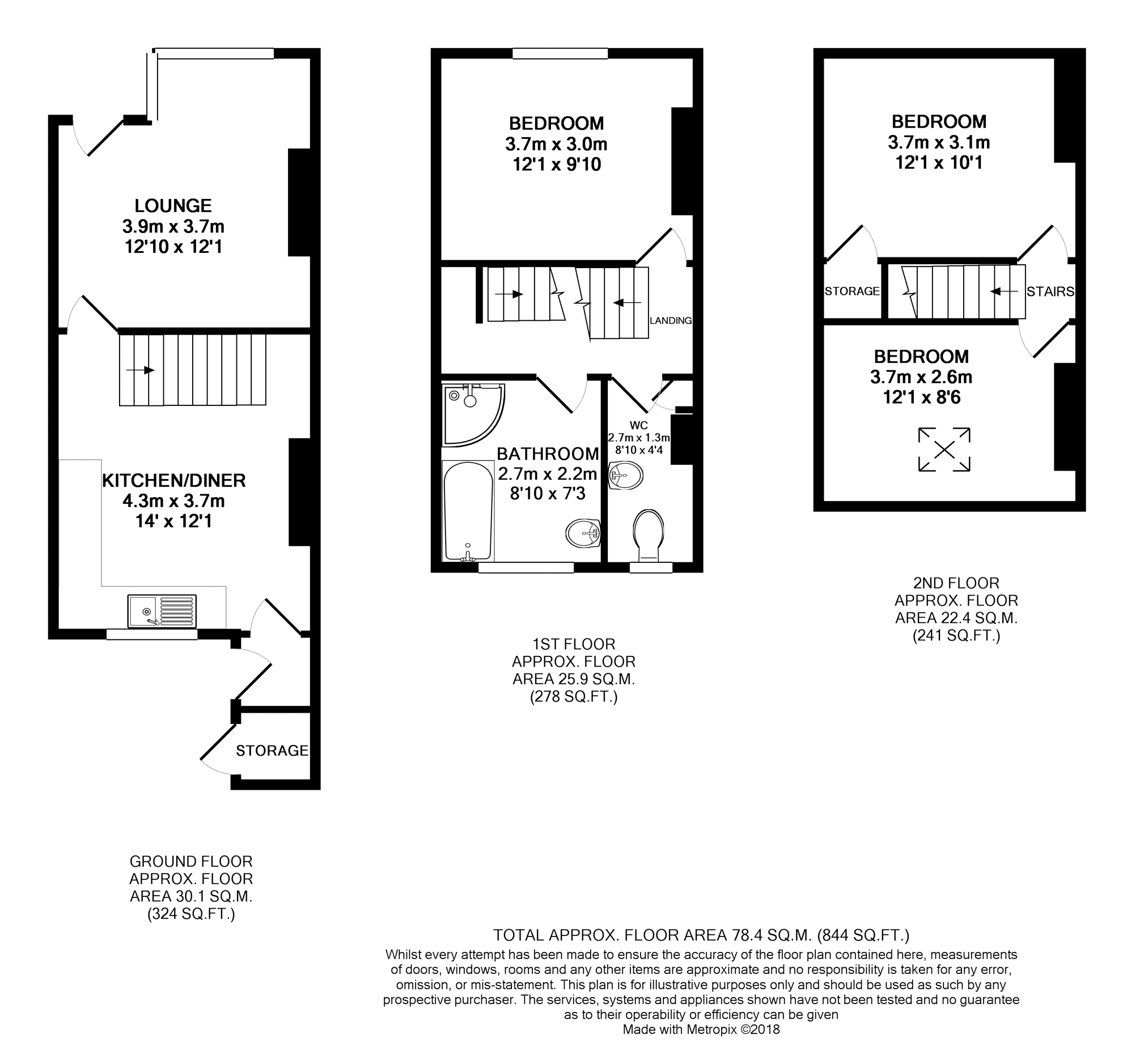 3 Bedrooms Terraced house for sale in Hawksworth Grove, Leeds LS5