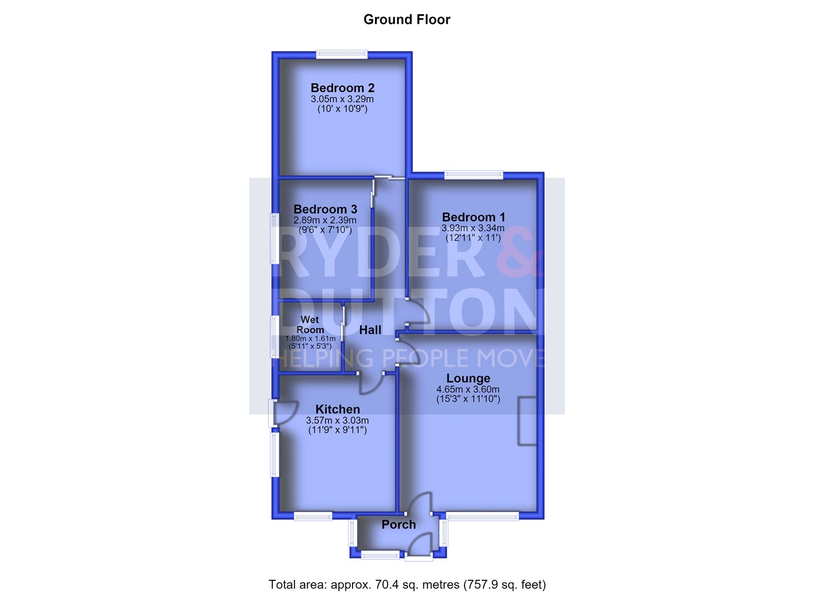 17, Regent Drive, Mossley floorplan