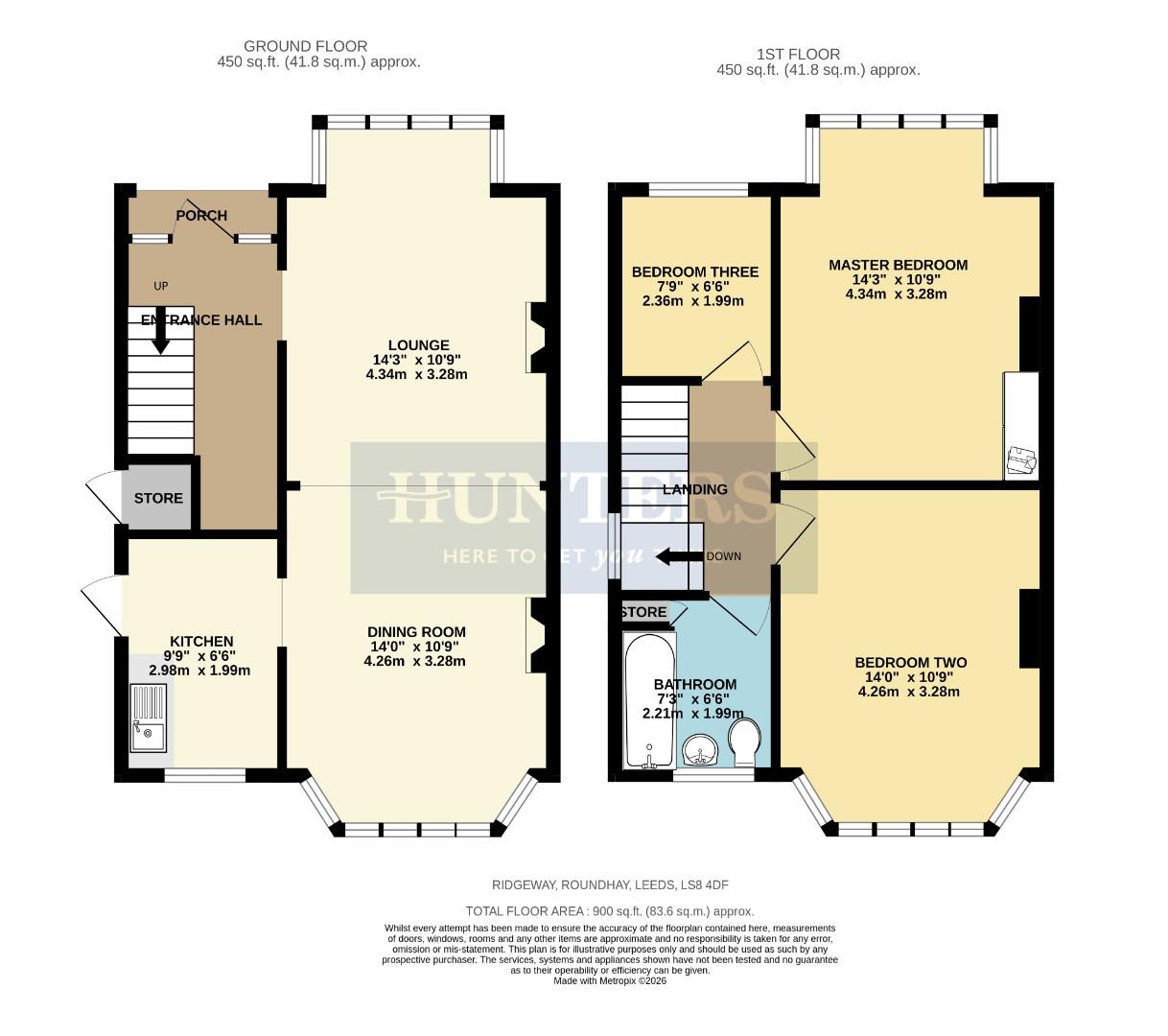 70, Ridgeway, Leeds floorplan