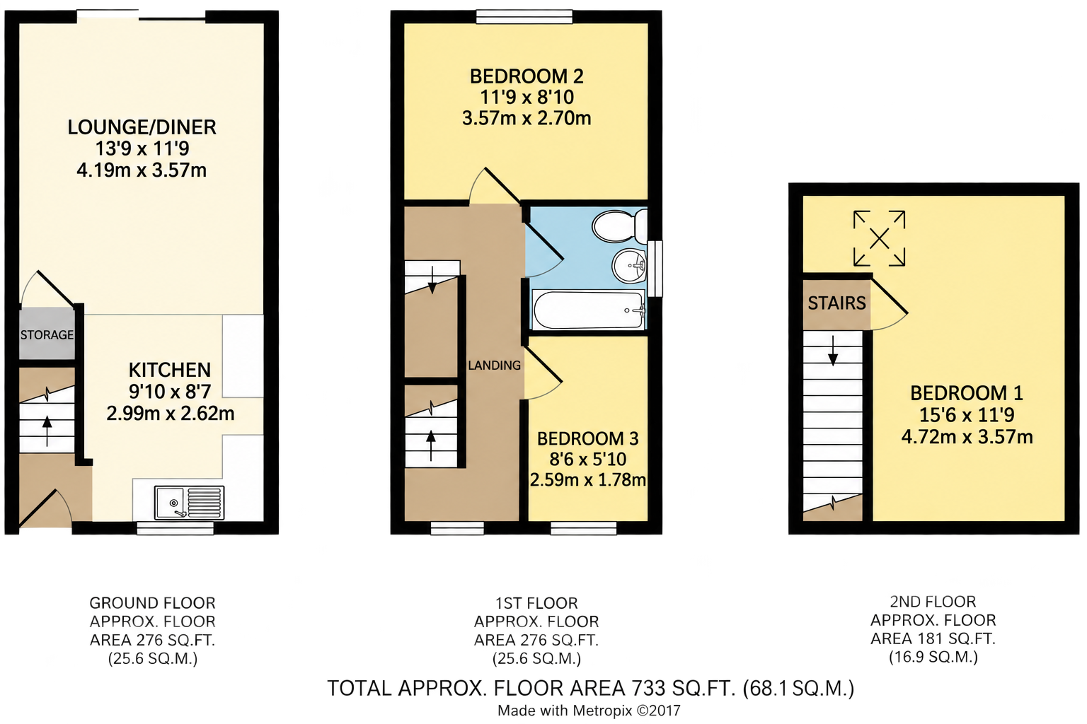 7, Stanley Street, Caerphilly floorplan