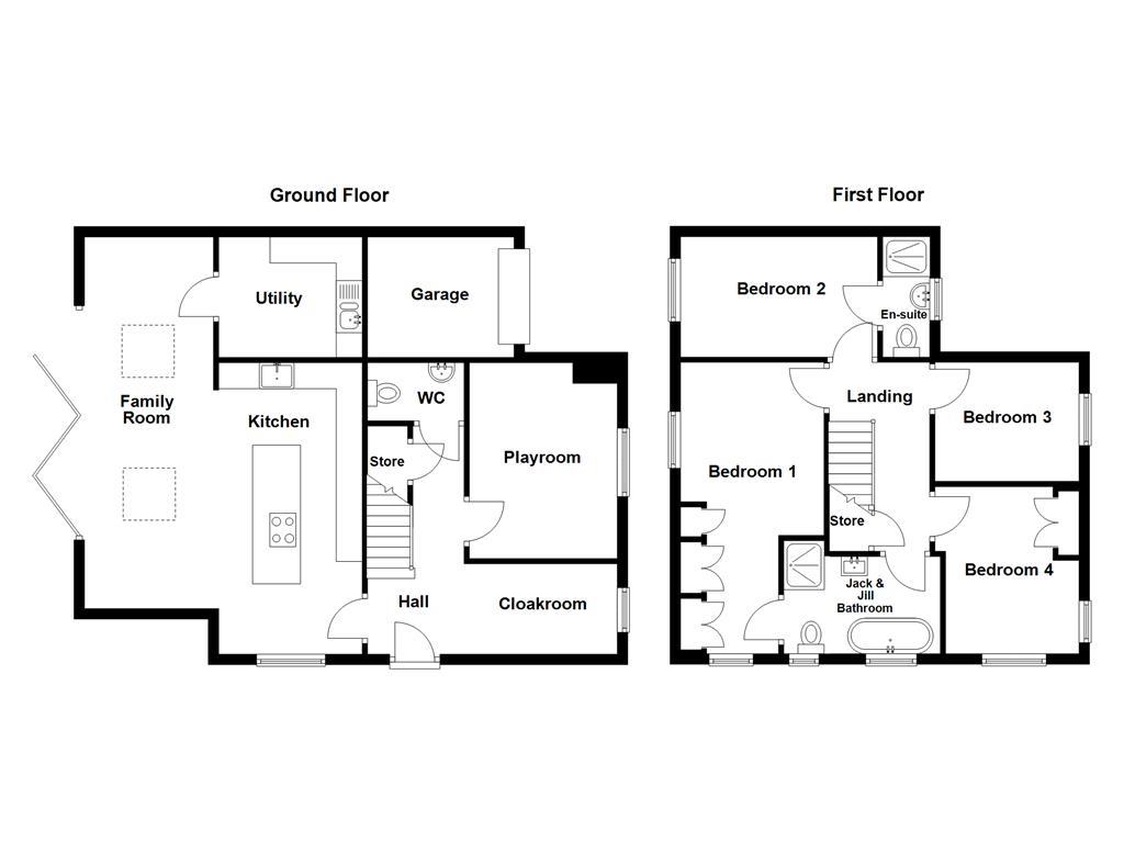 1, Brookview Close, Blackburn floorplan