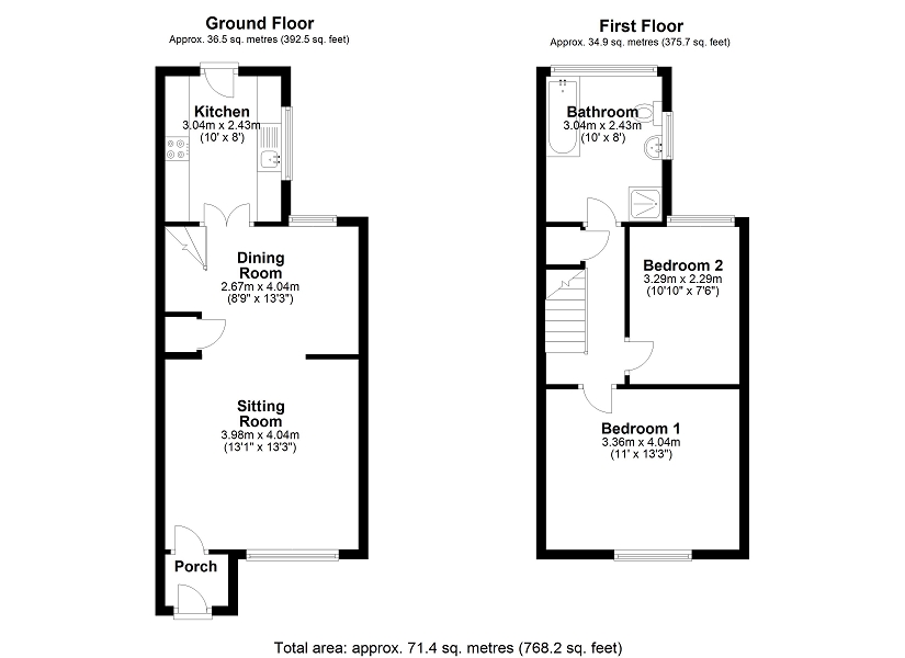 Sandy Lane, Lowton, Warrington. WA3, 2 bedroom terraced house for sale