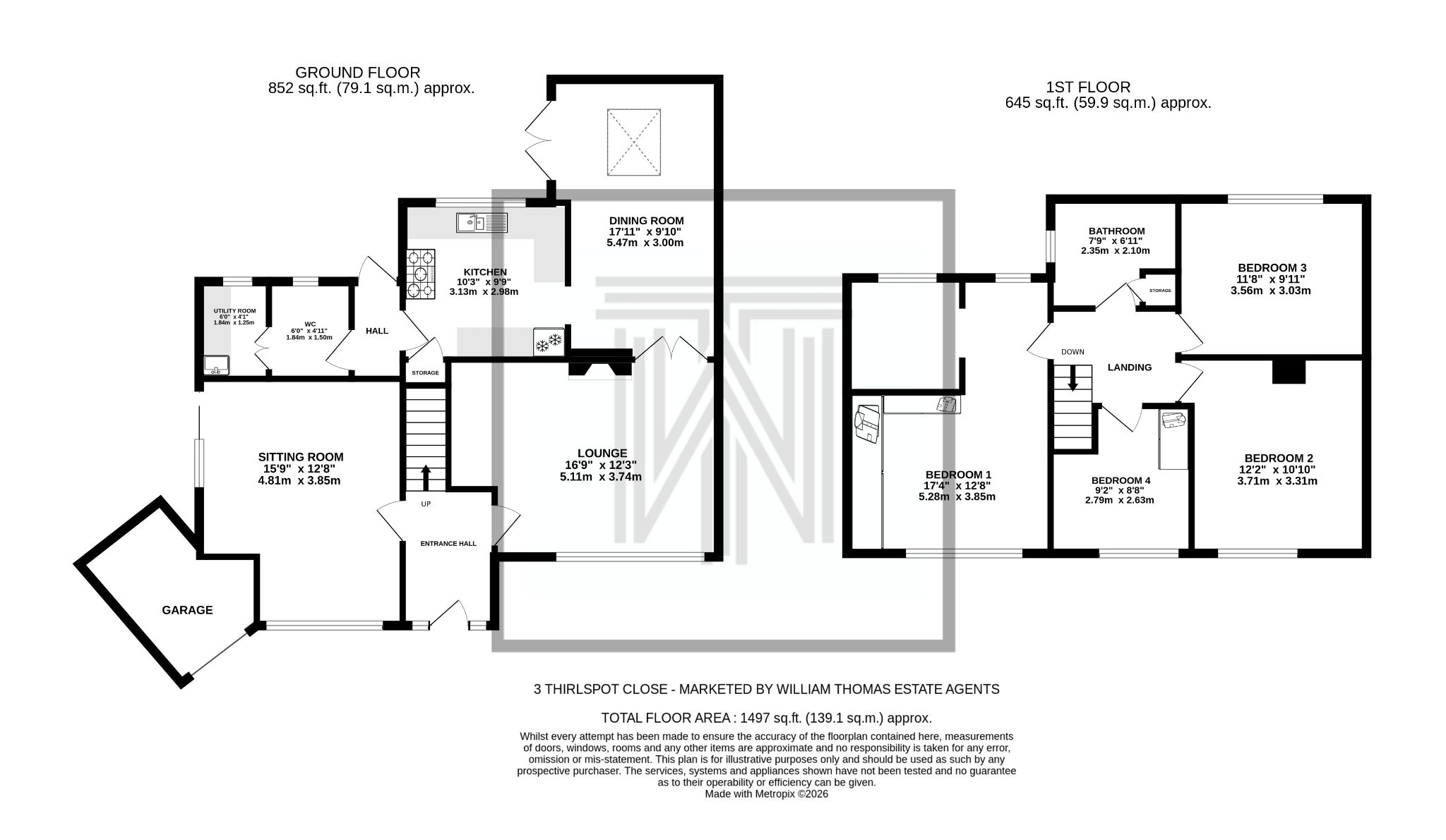 3 Thirlspot Close, Bolton floorplan