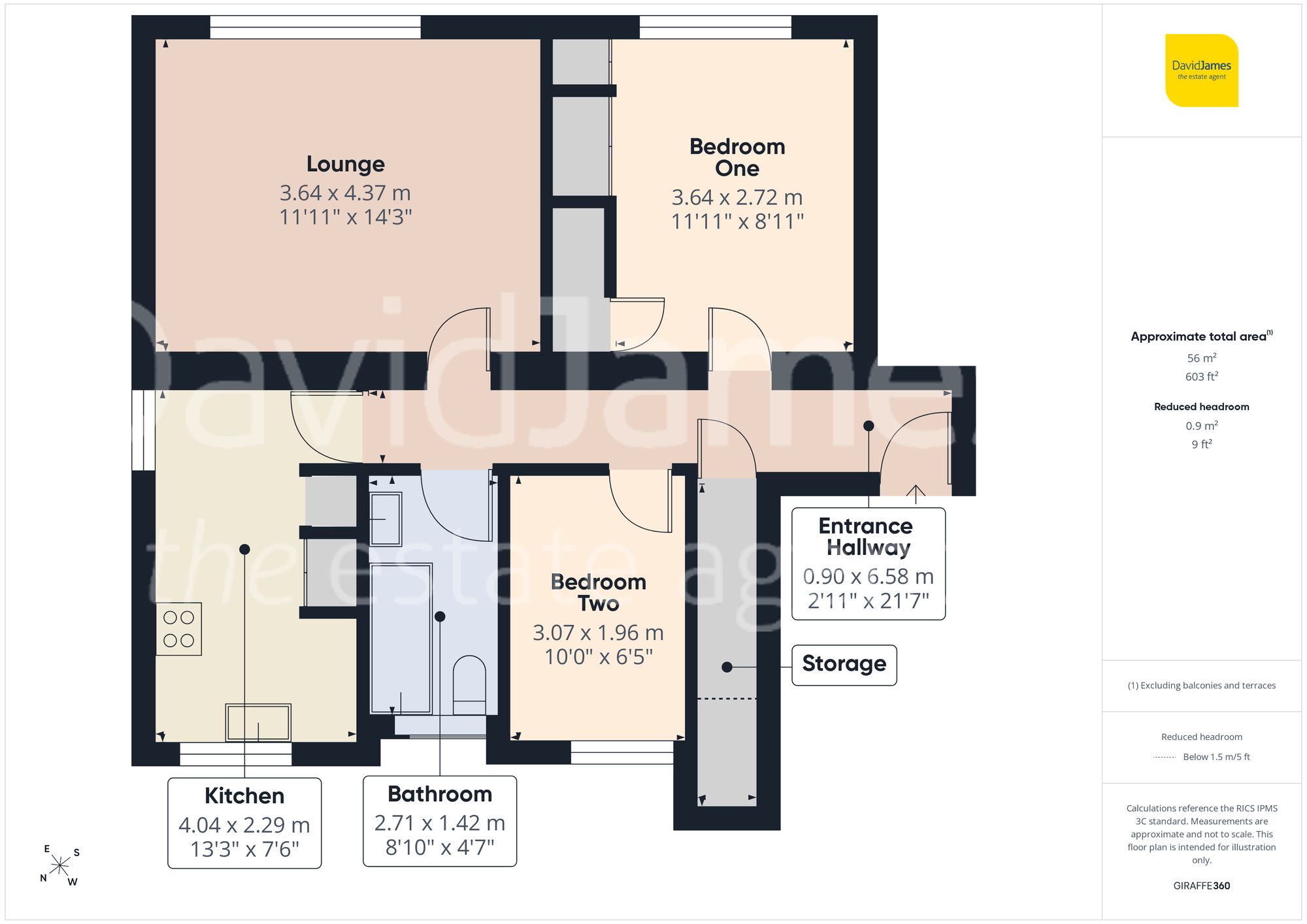 Flat 1, Glover House Derwent Crescent, Nottingham floorplan