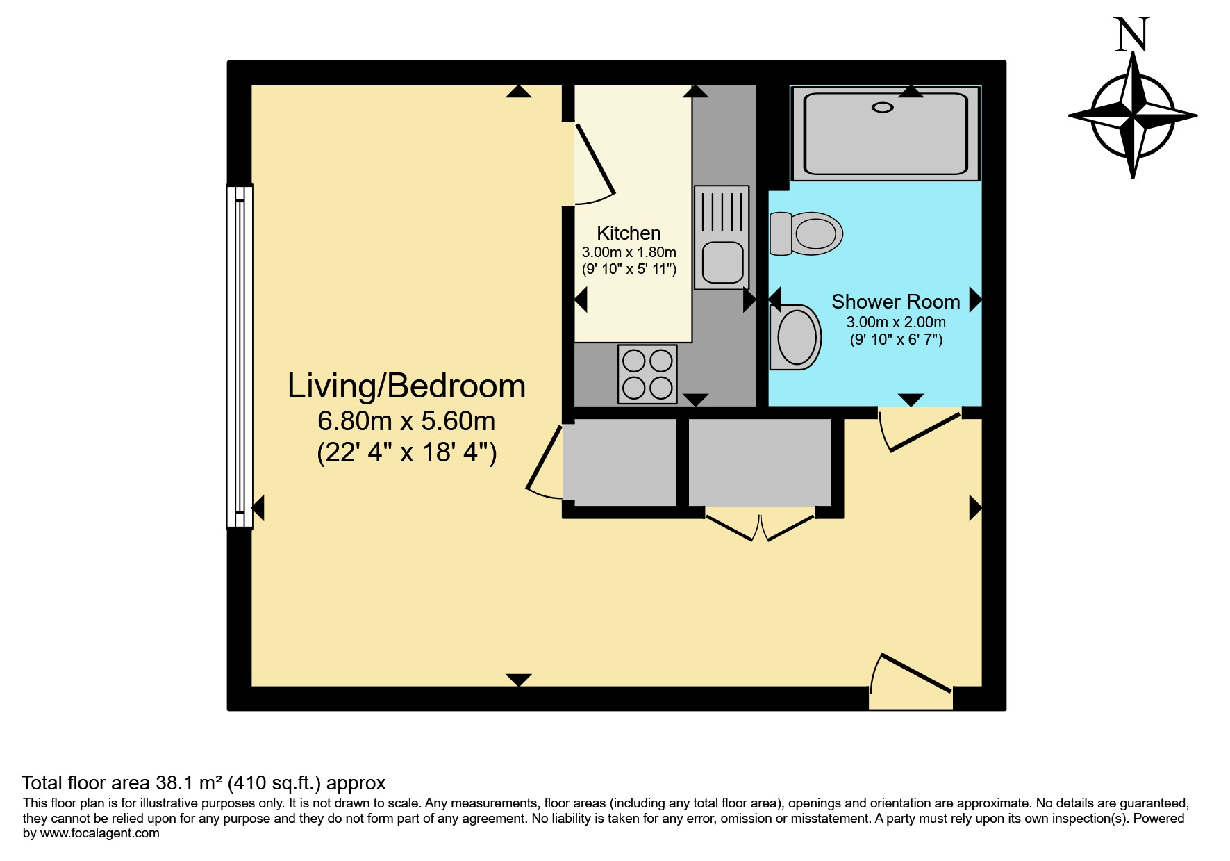 16, Talbot Skyline 204-226, Imperial Drive, Harrow floorplan
