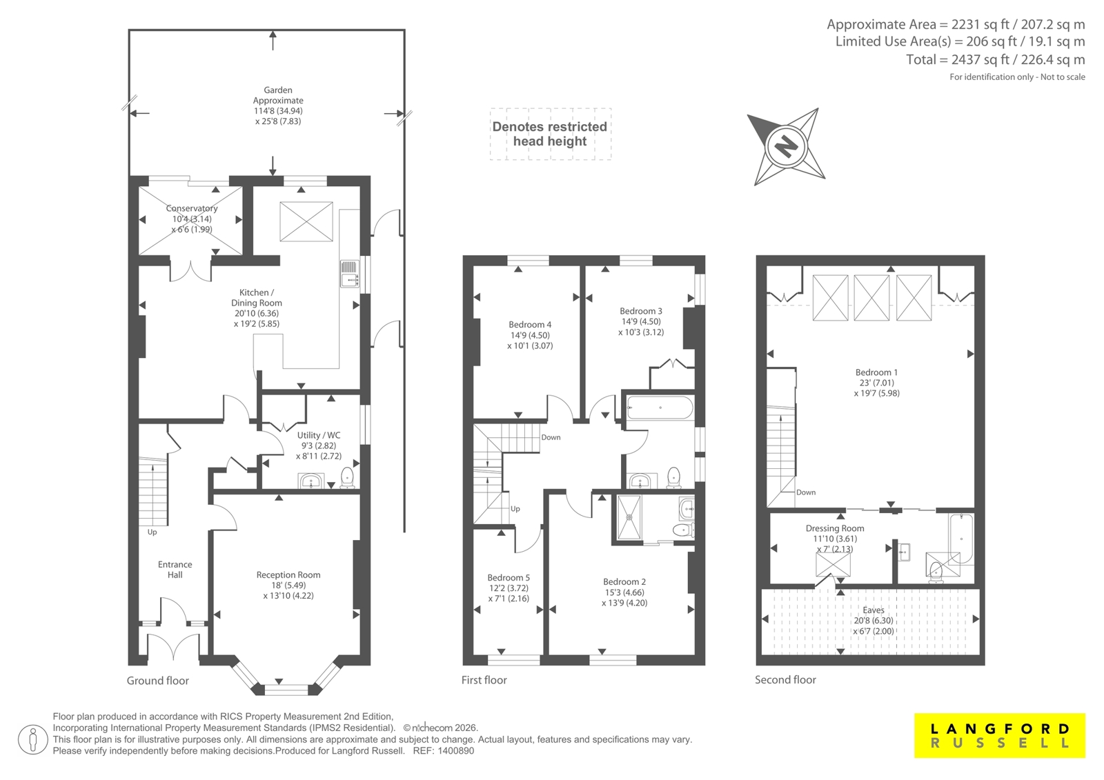 174, Beckenham Road, Beckenham floorplan