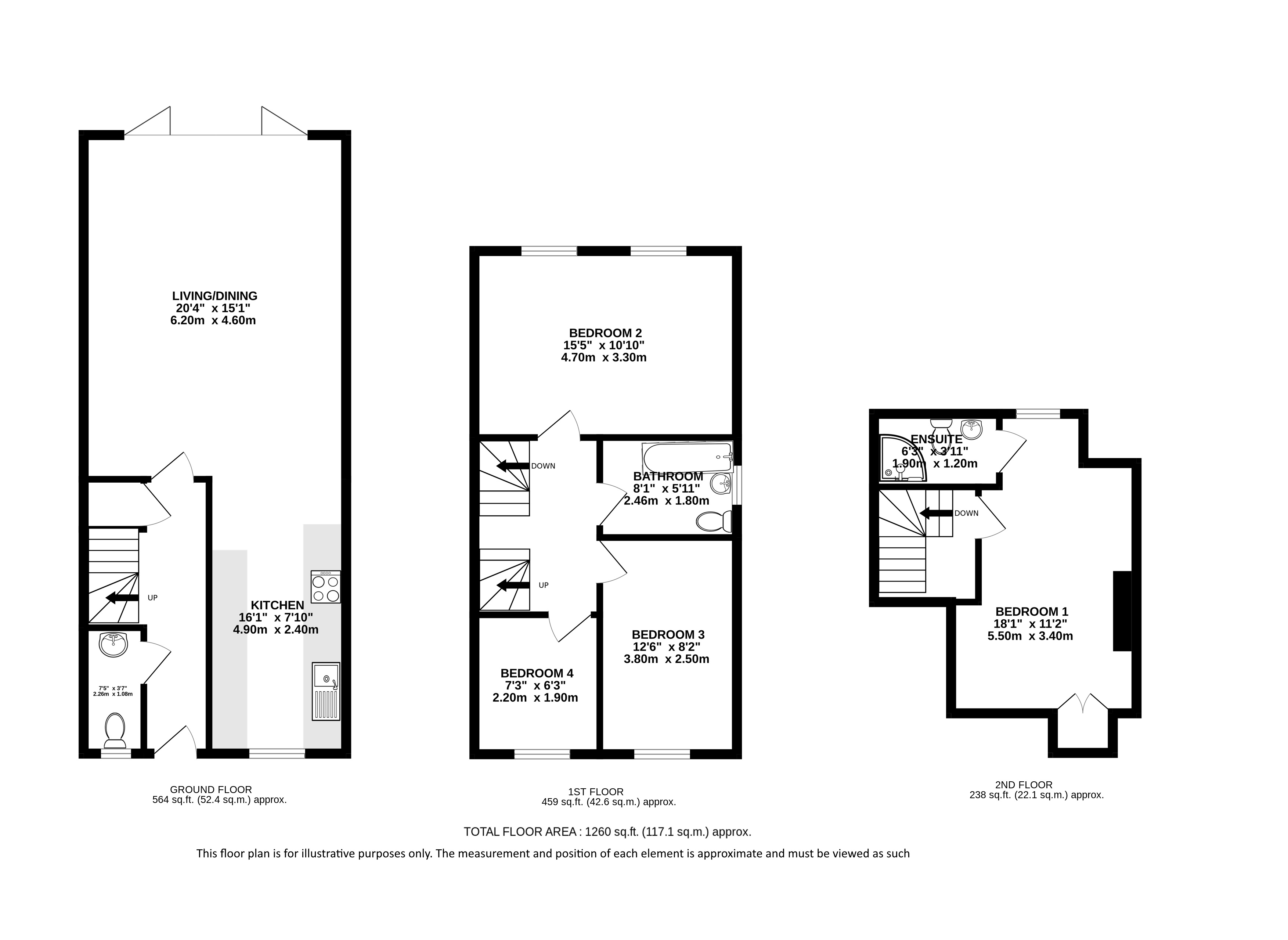 Millfield Close, London Colney, St. Albans, AL2 floorplan