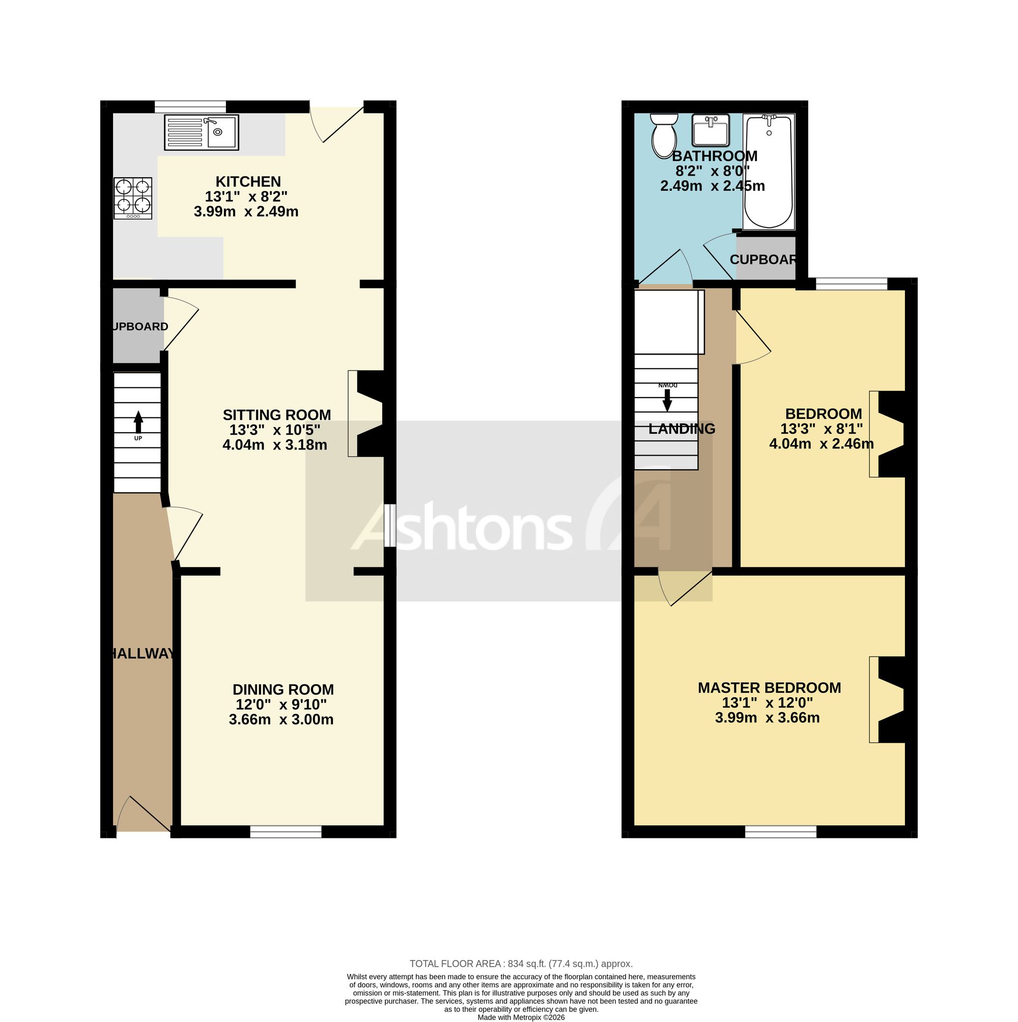 92 Steel Street, Warrington floorplan