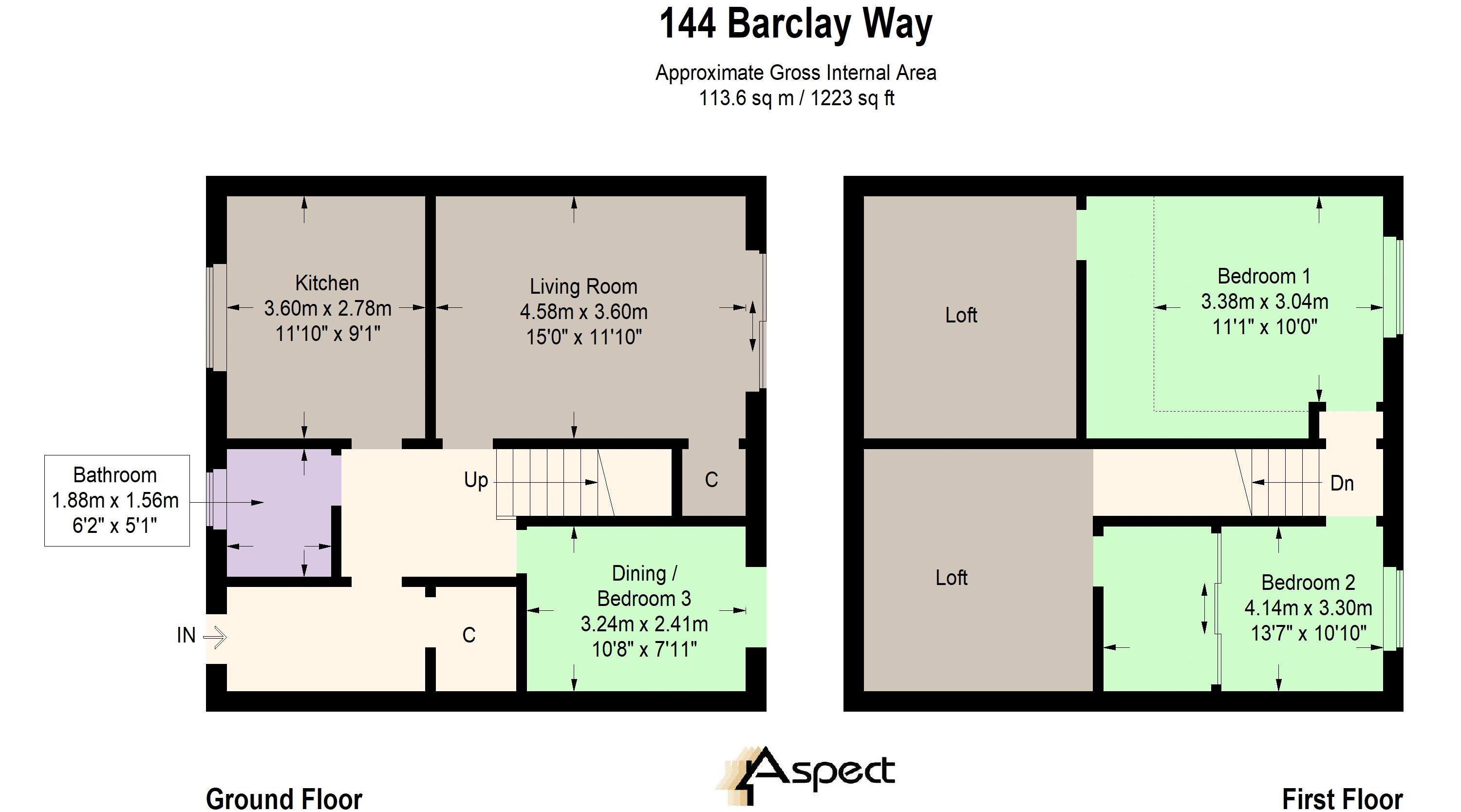 3 Bedrooms Terraced house for sale in Barclay Way, Livingston EH54