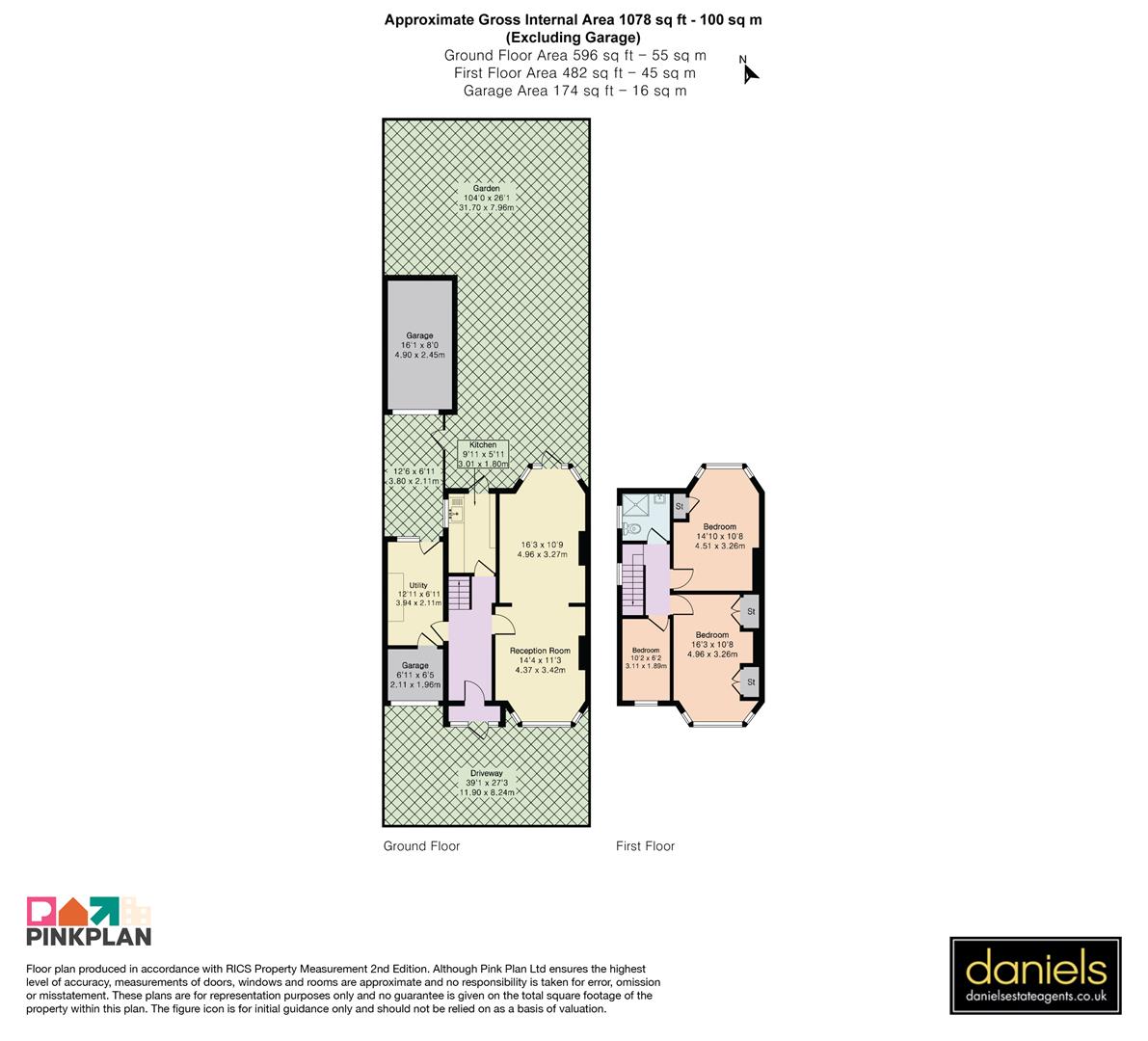 98, Whitton Avenue East, Greenford floorplan