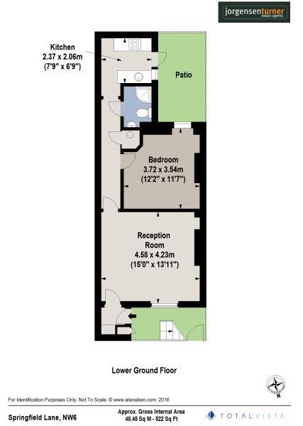 6 Springfield Lane, Flat A ,, London floorplan
