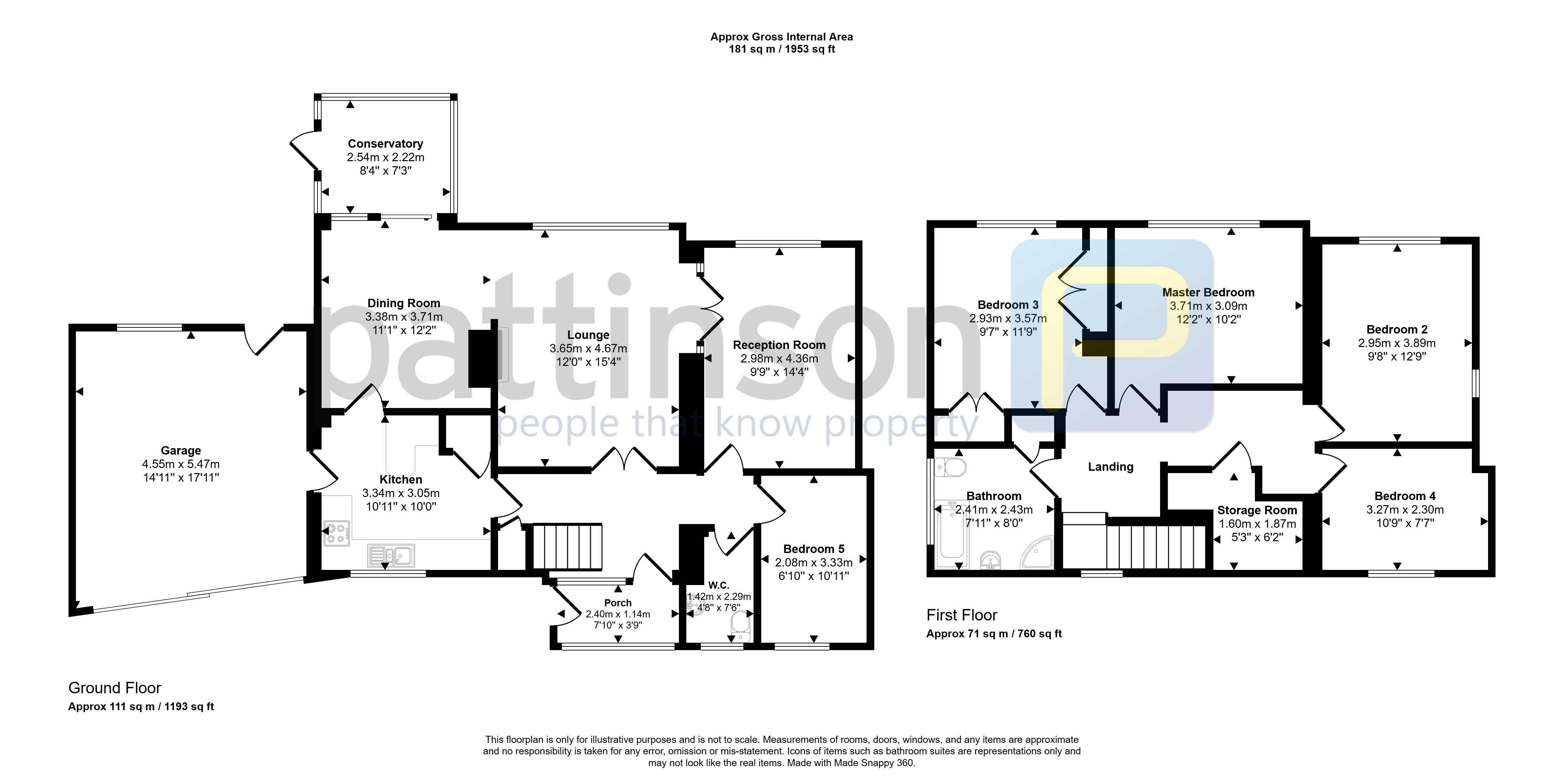 43, The Demesne, Ashington floorplan