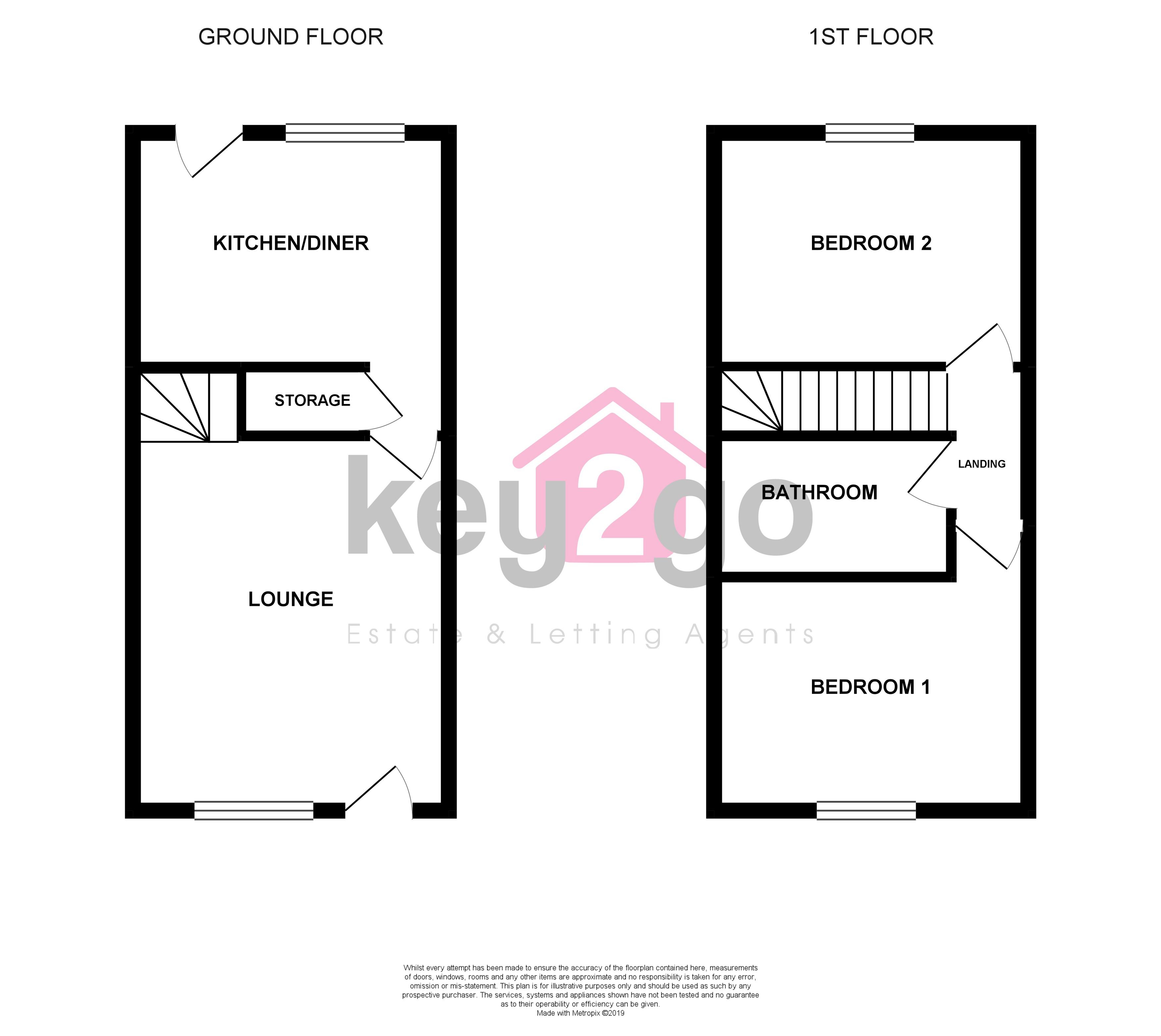 2 Bedrooms Terraced house for sale in Springfield Close, Eckington, Sheffield S21
