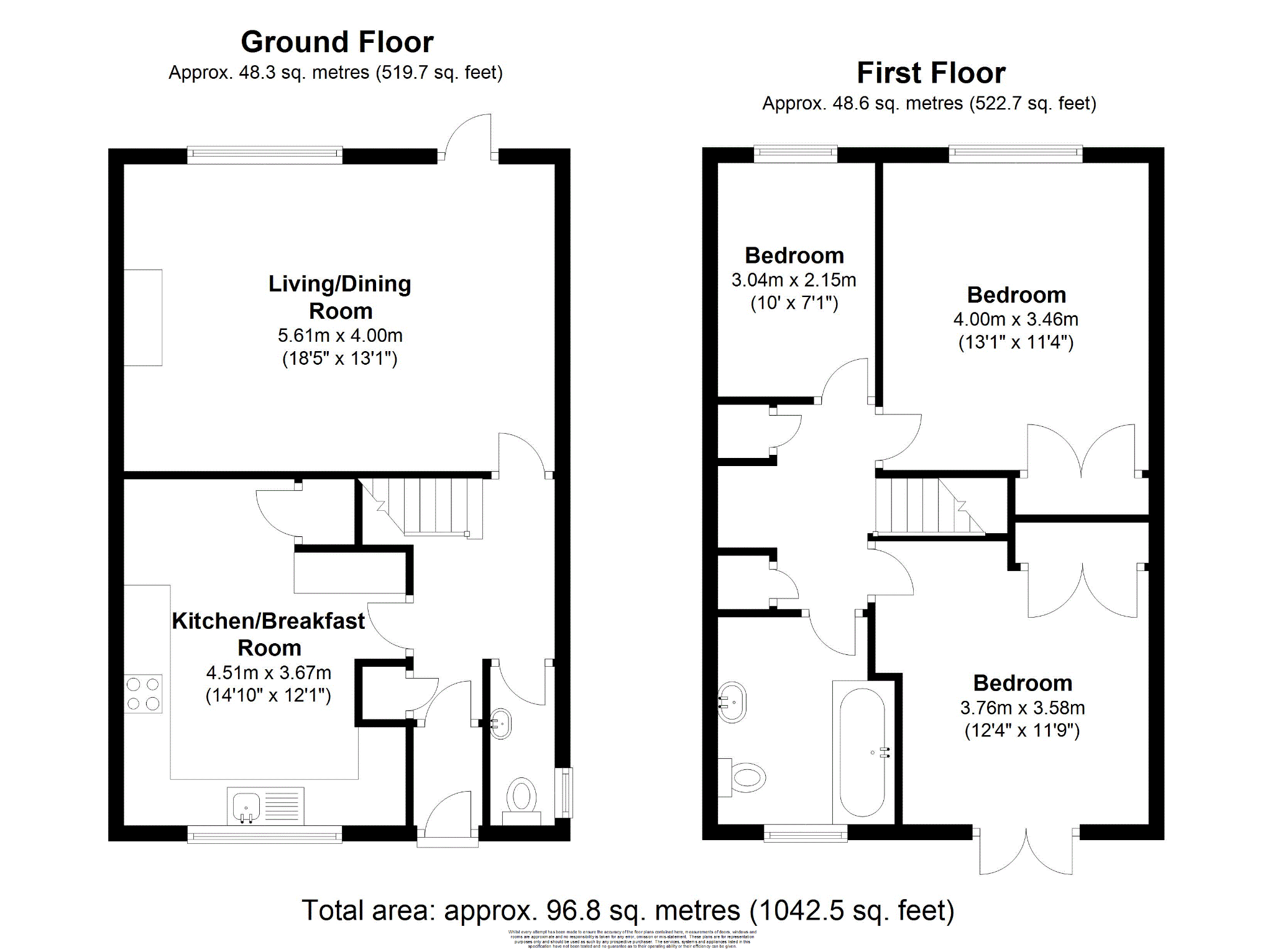 11 Brooklyn Close, Woking floorplan