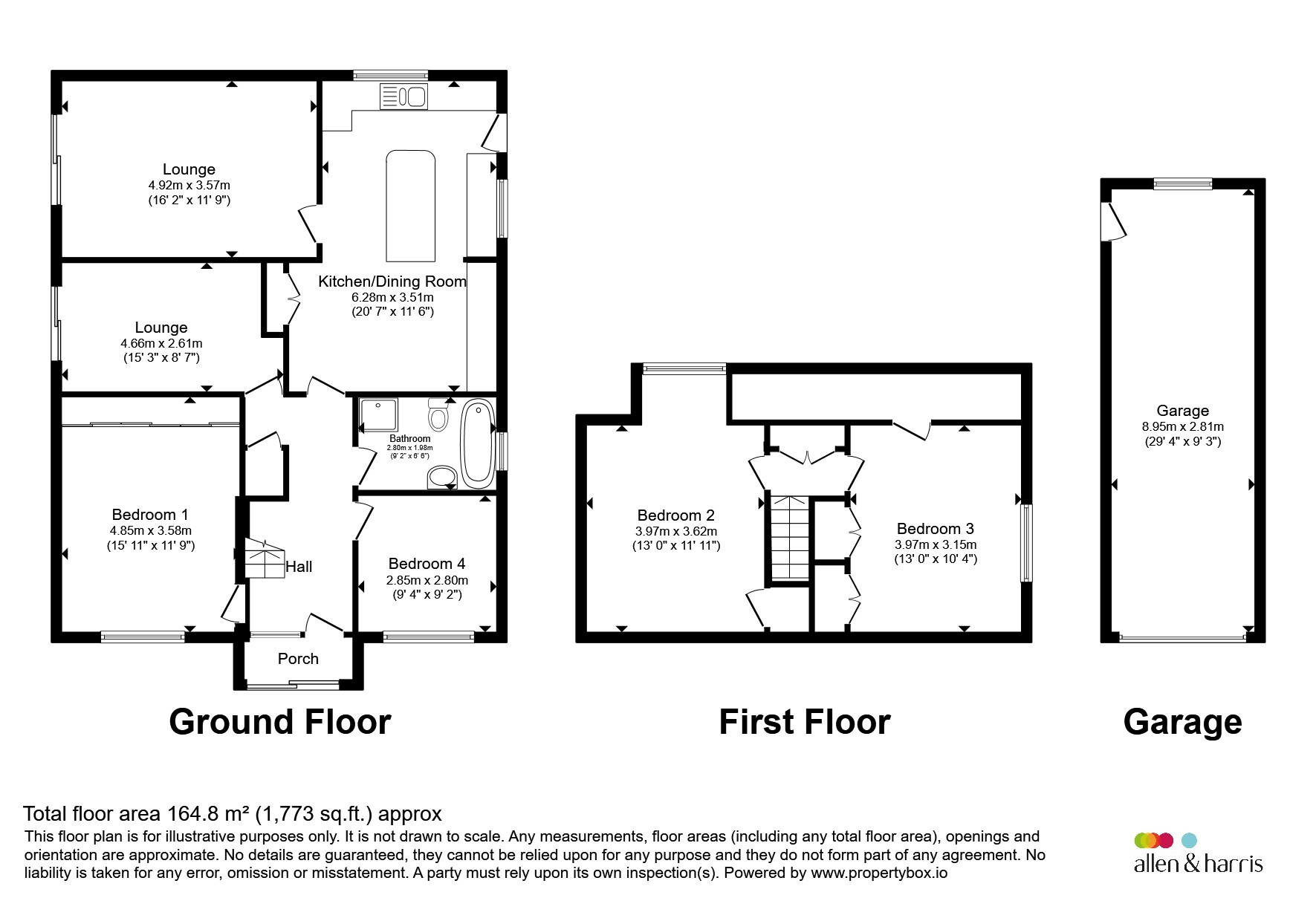 3, Beauly Place, Glasgow floorplan