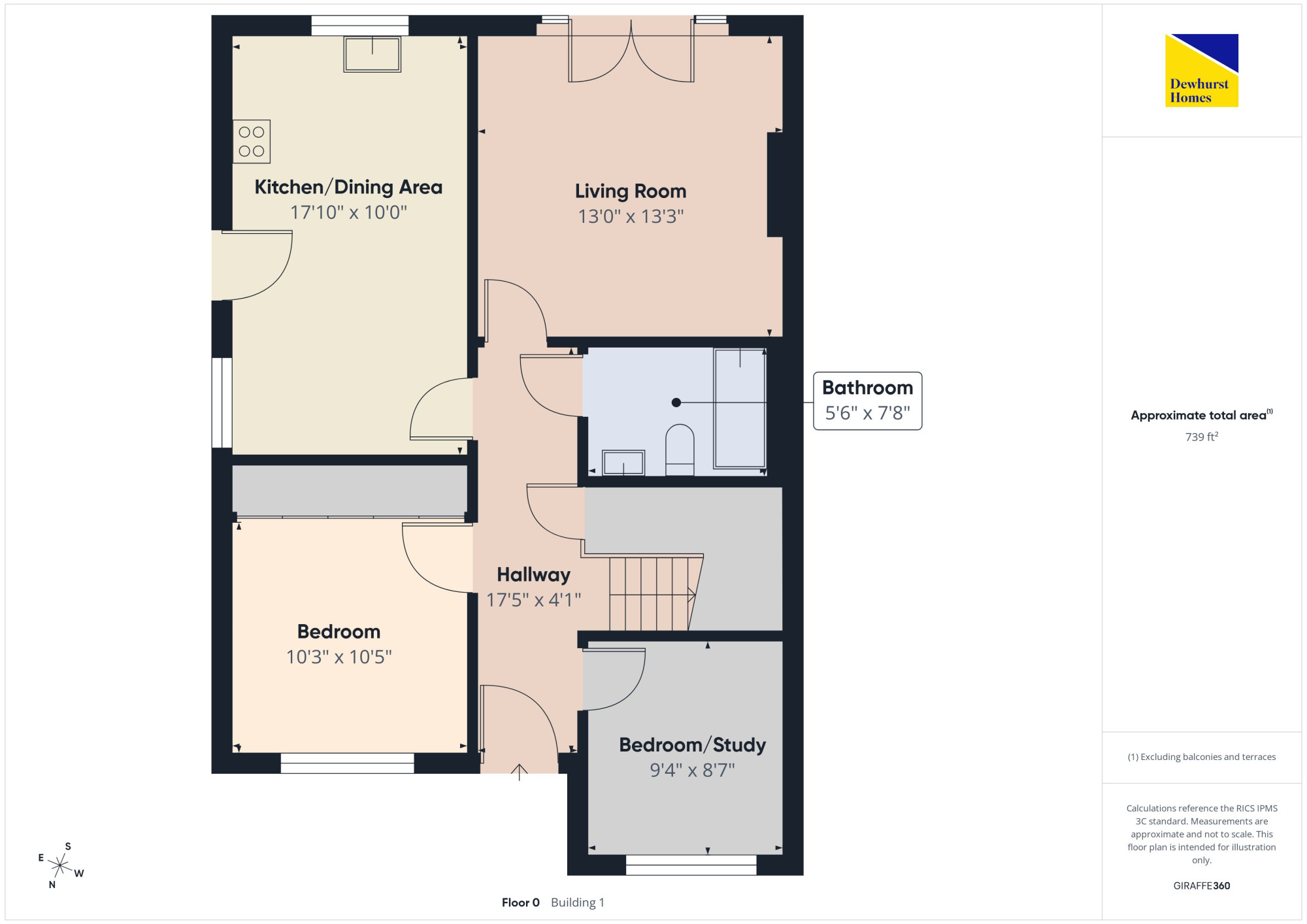 8, Walton Gardens, Hutton floorplan