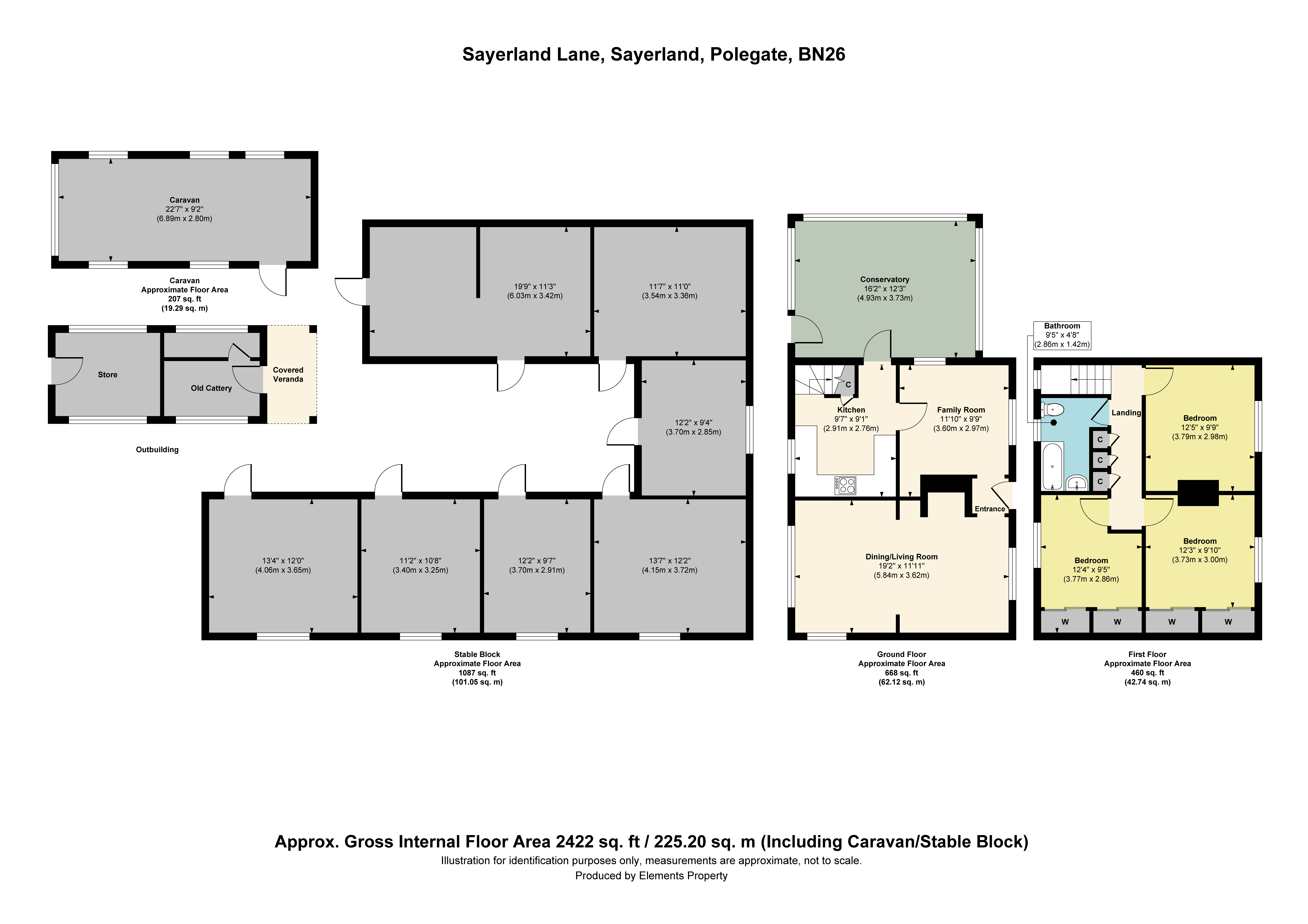 Byeways,, Sayerland Lane, East Sussex floorplan