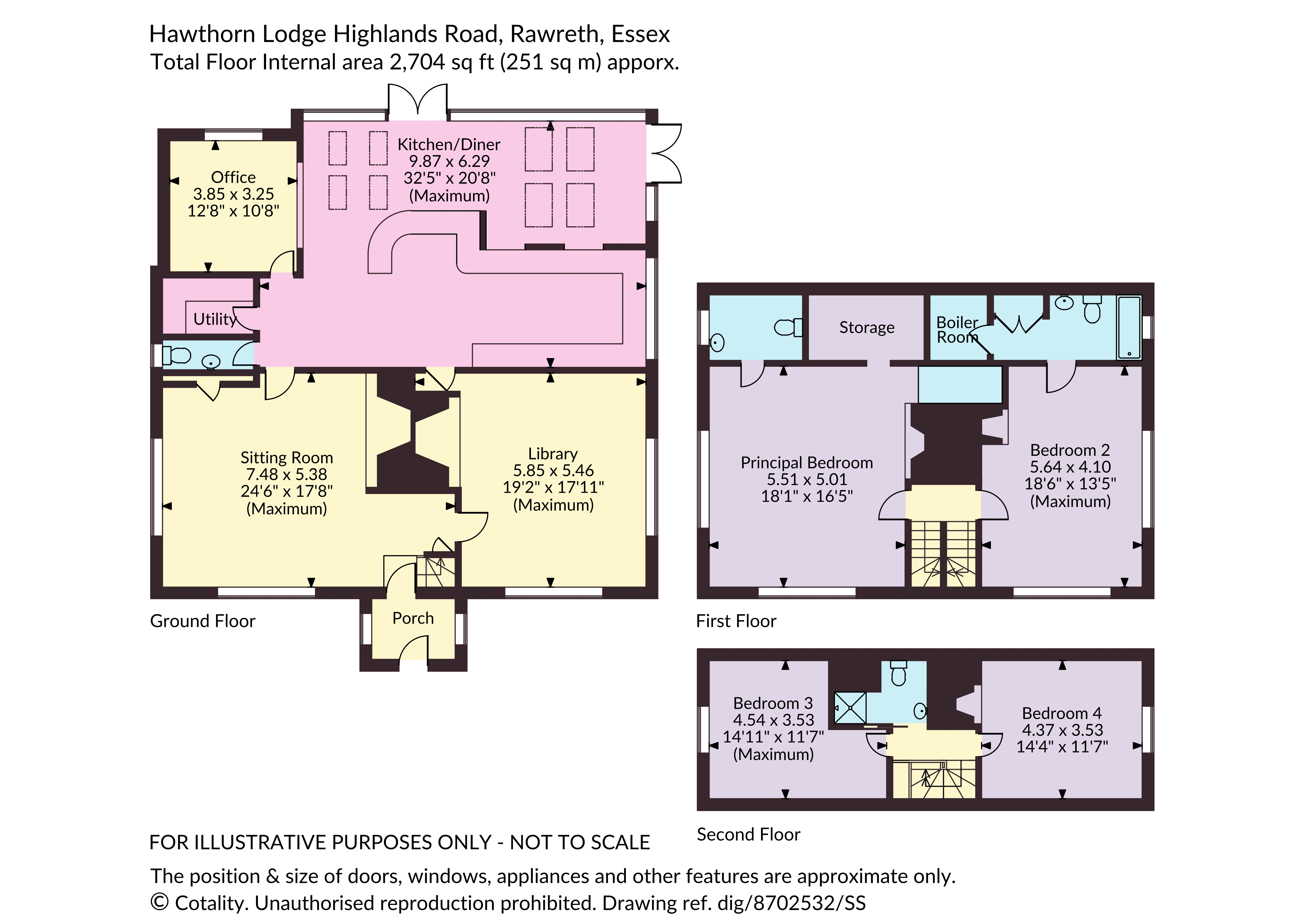 Hawthorn Lodge,, Highlands Road, Wickford floorplan