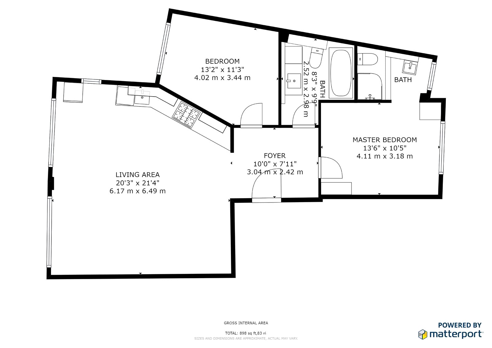 2 Bedrooms Flat to rent in Provost Street, London N1