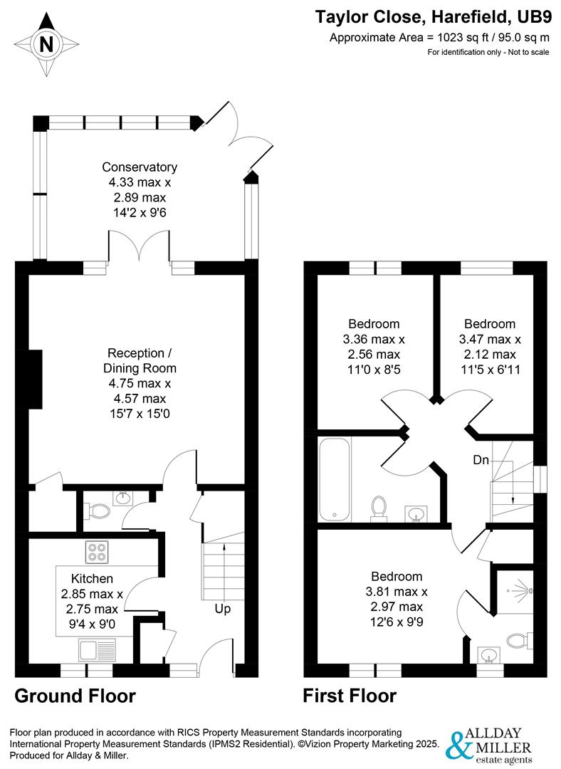 1, Taylor Close, Harefield floorplan