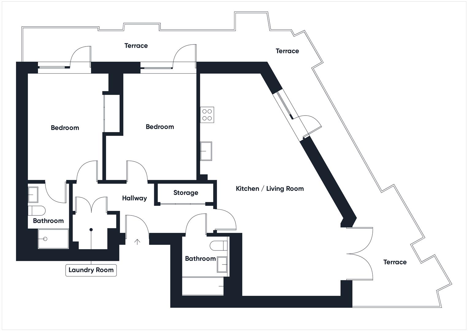 34252345, Herne Hill Road, London floorplan
