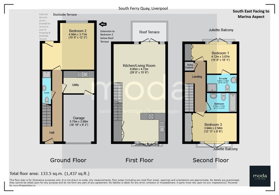 271, South Ferry Quay, Liverpool floorplan