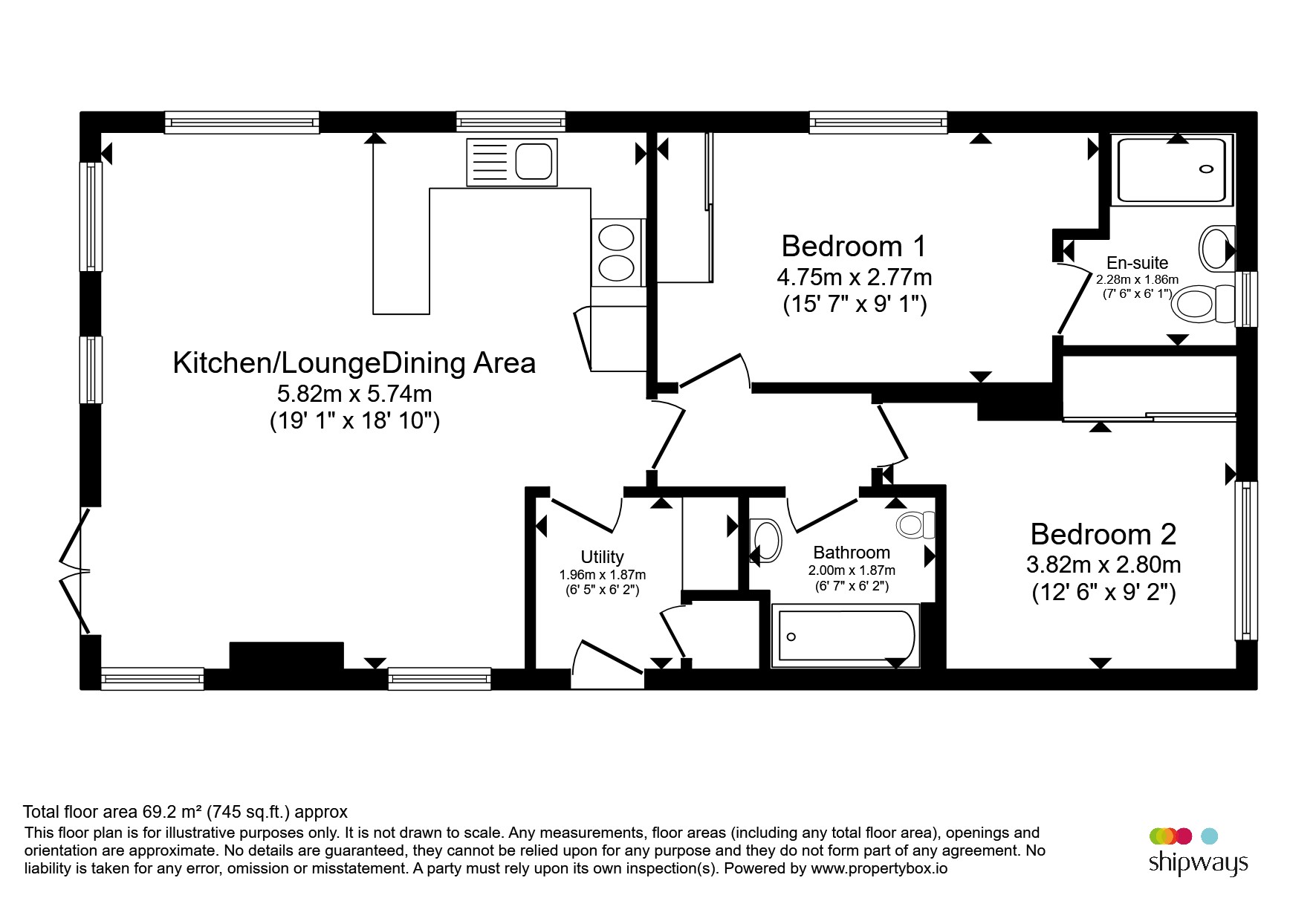 Plot 1, Elizabeth Park, Crick Road, Rugby floorplan