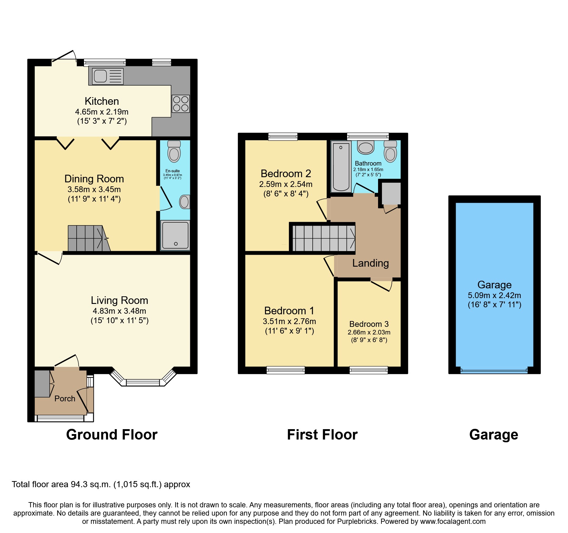 21, Sinclair Way, Dartford floorplan