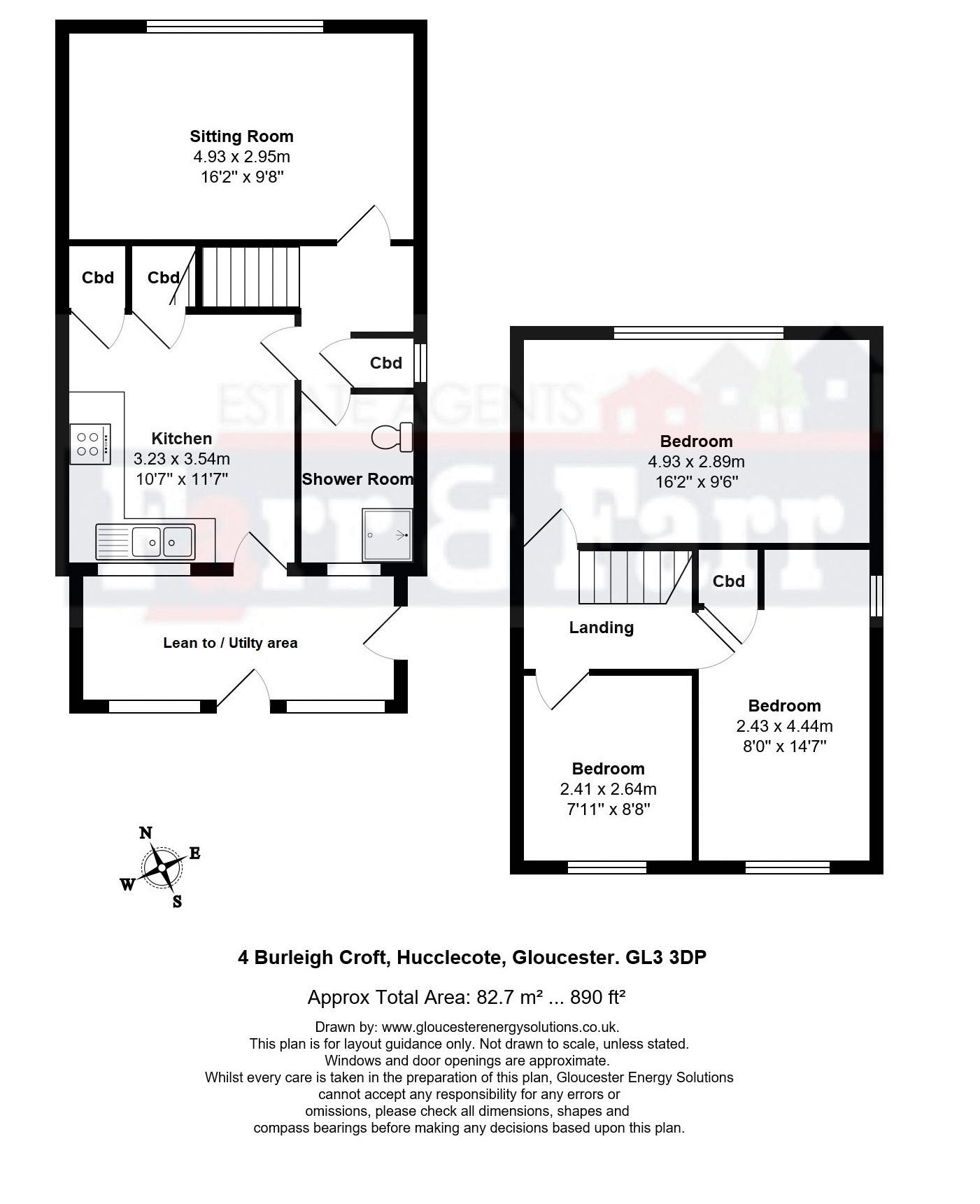 3 Bedrooms Semi-detached house for sale in Burleigh Croft, Hucclecote, Gloucester GL3