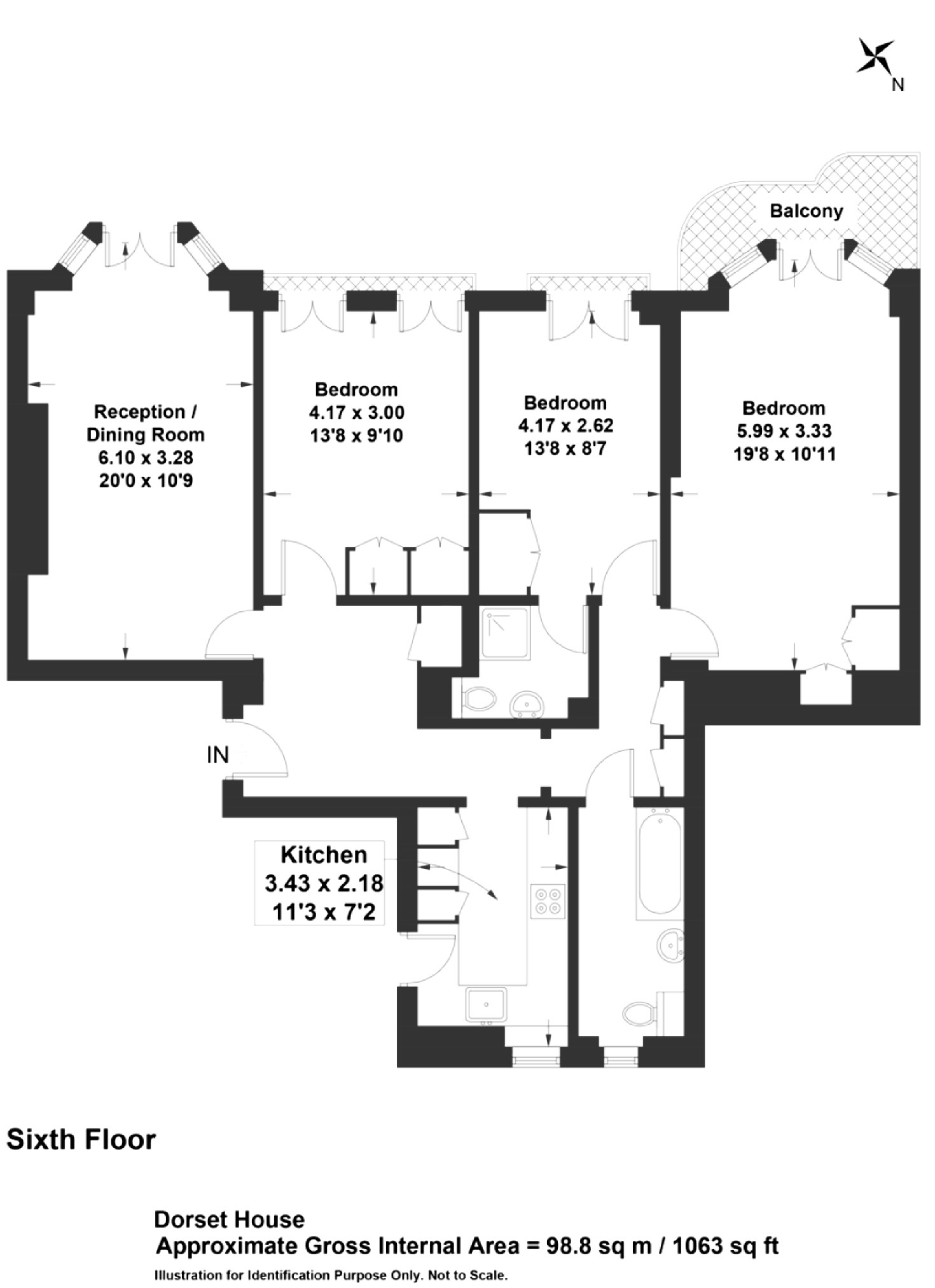 Dorset House, Marylebone floorplan