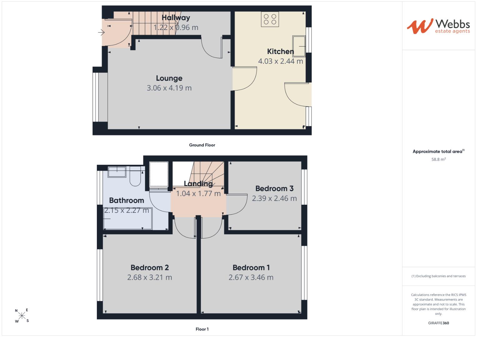 Deavall Way, Cannock floorplan
