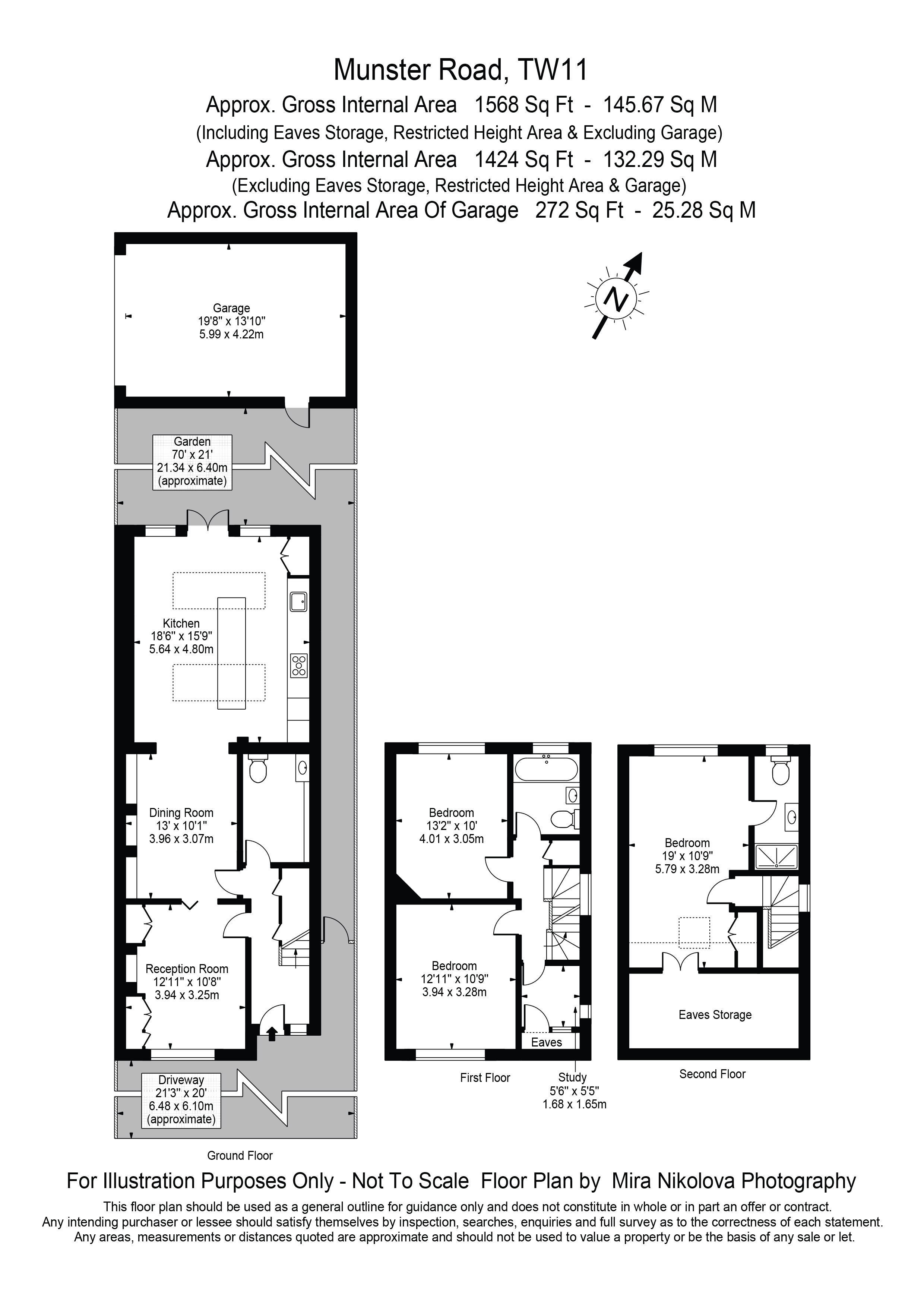 37, Munster Road, Teddington floorplan