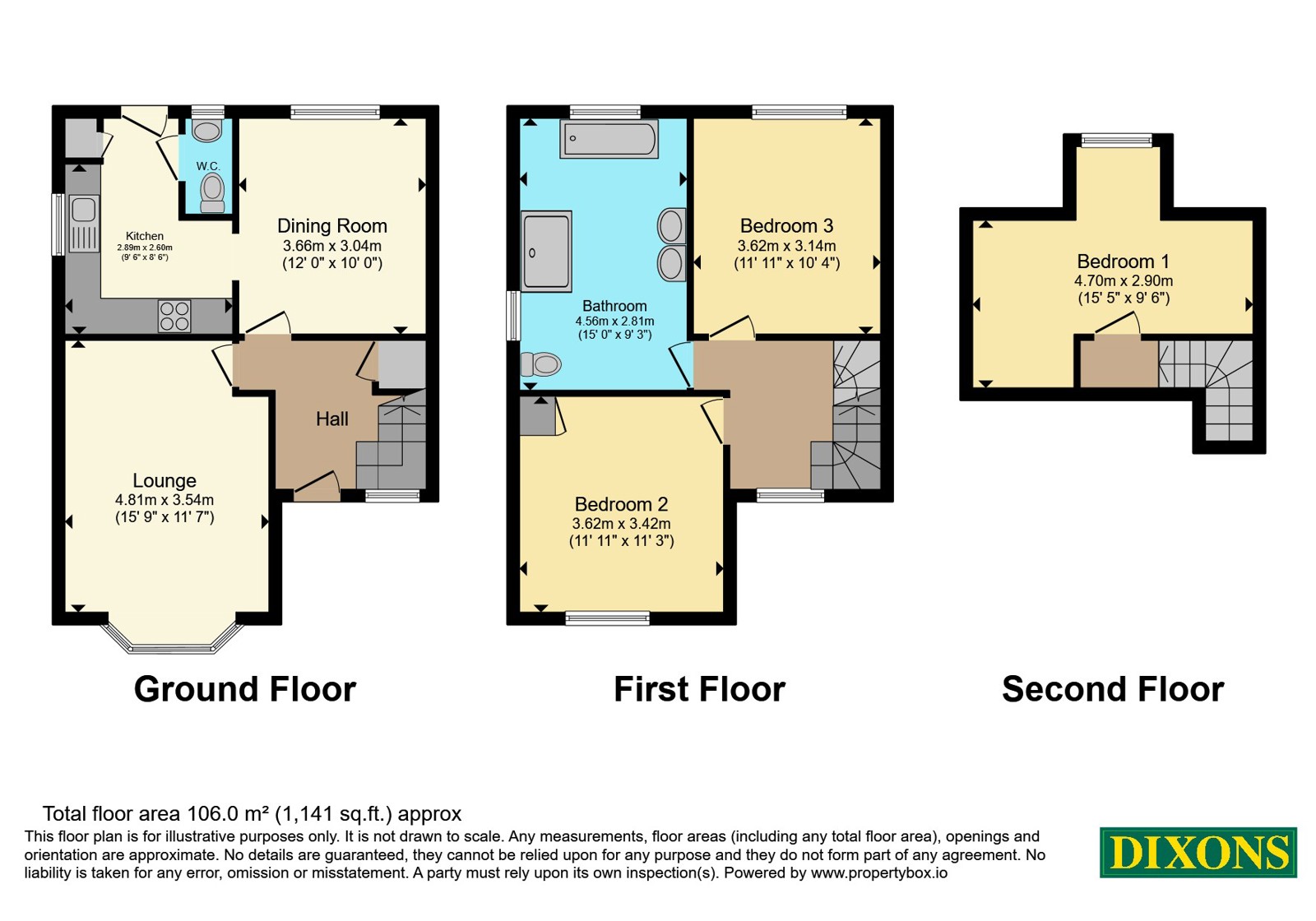 131, Warstones Road, West Midlands floorplan