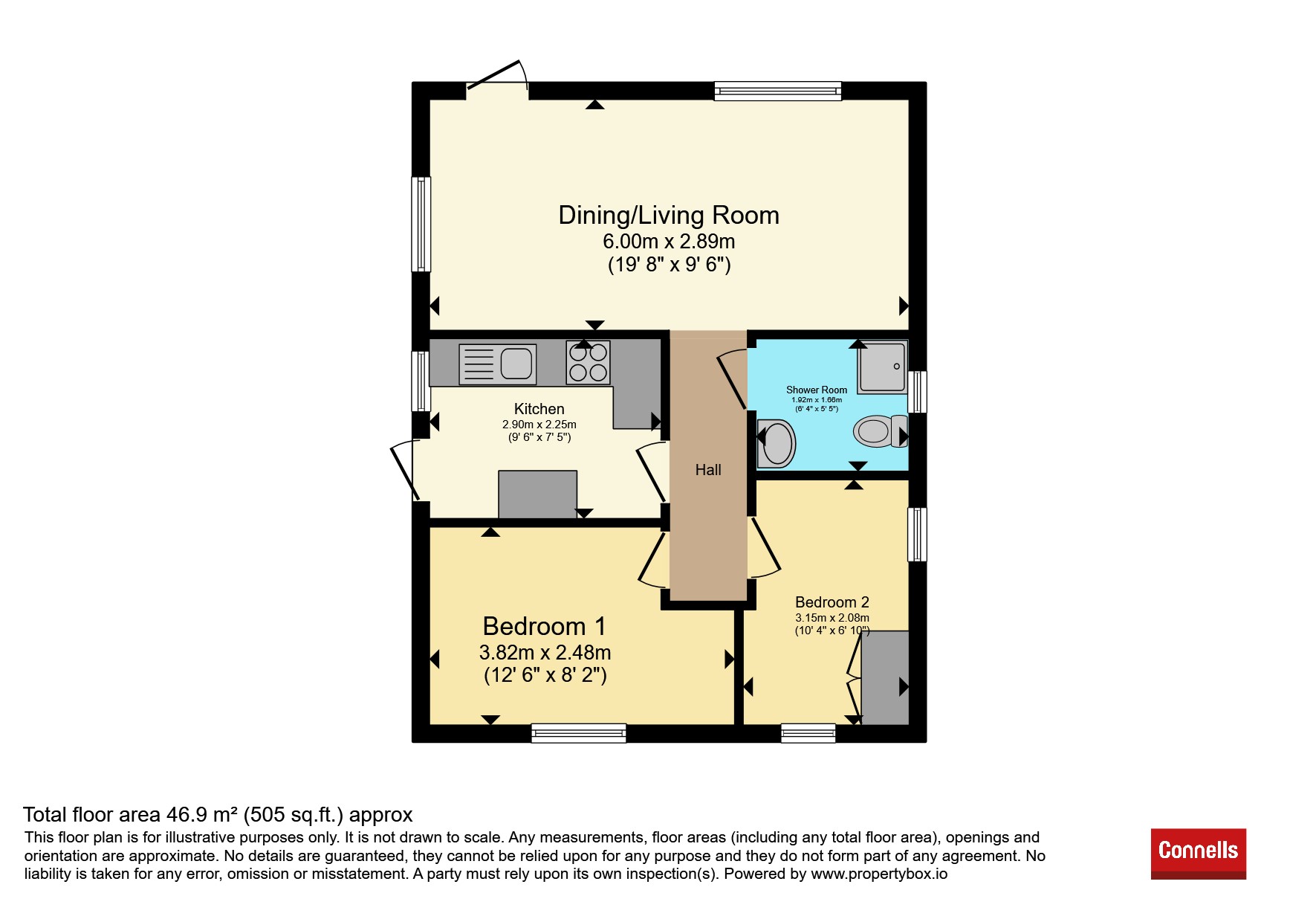 24, Laburnum Court, Horley floorplan