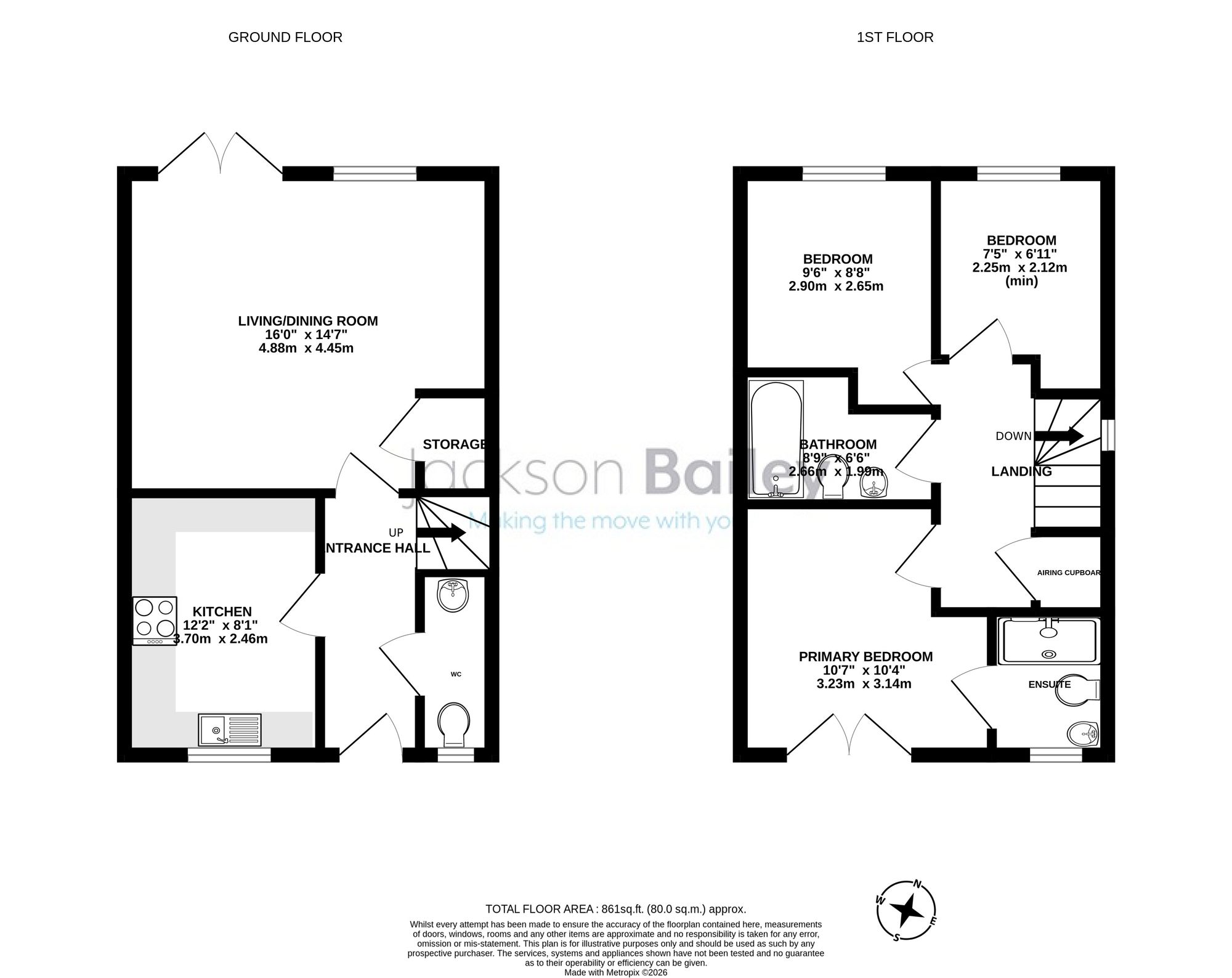 3 Shafford Meadows, Southampton floorplan
