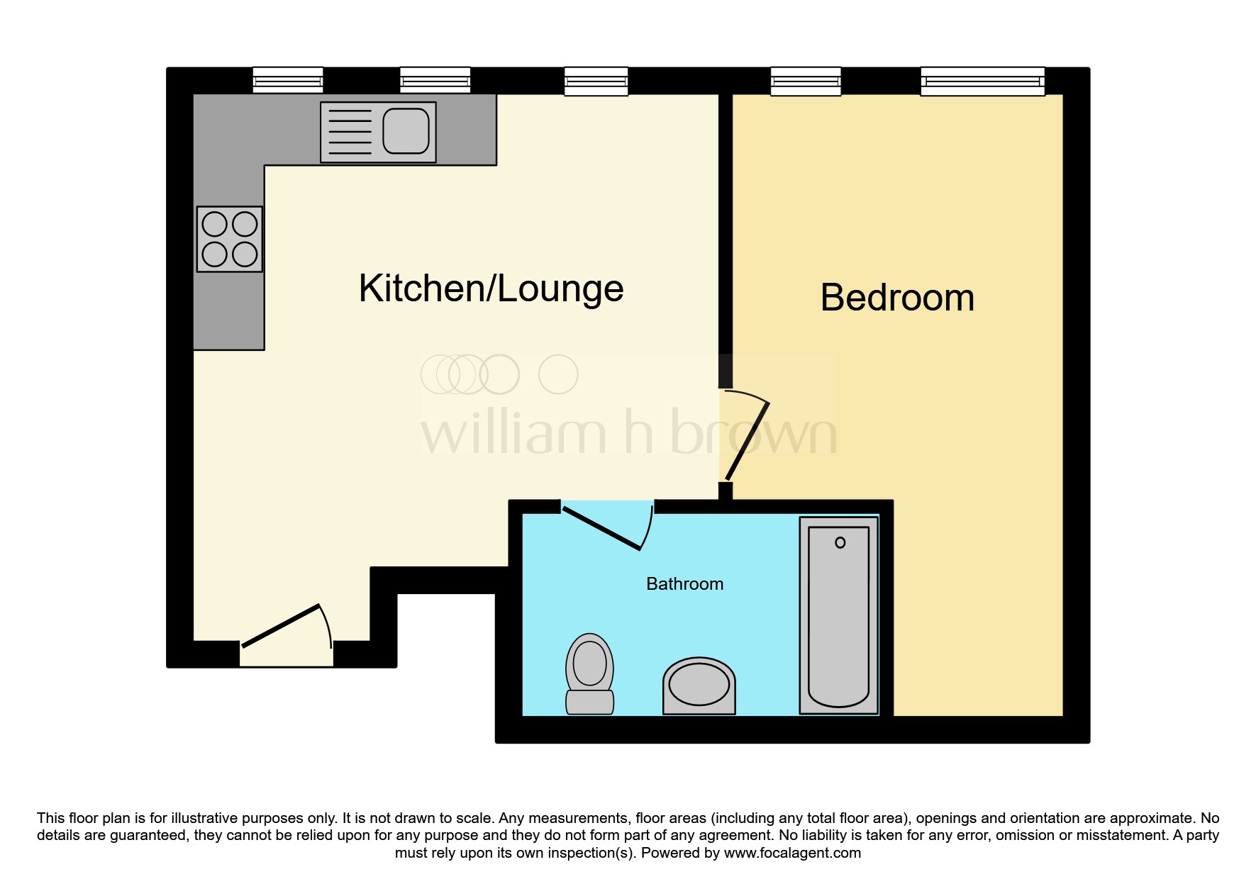 Flat 2, 1, Duncan Close, Northampton floorplan