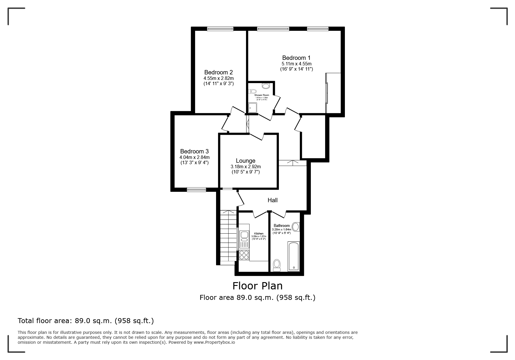 66A,, Grosvenor Road, Hampshire floorplan