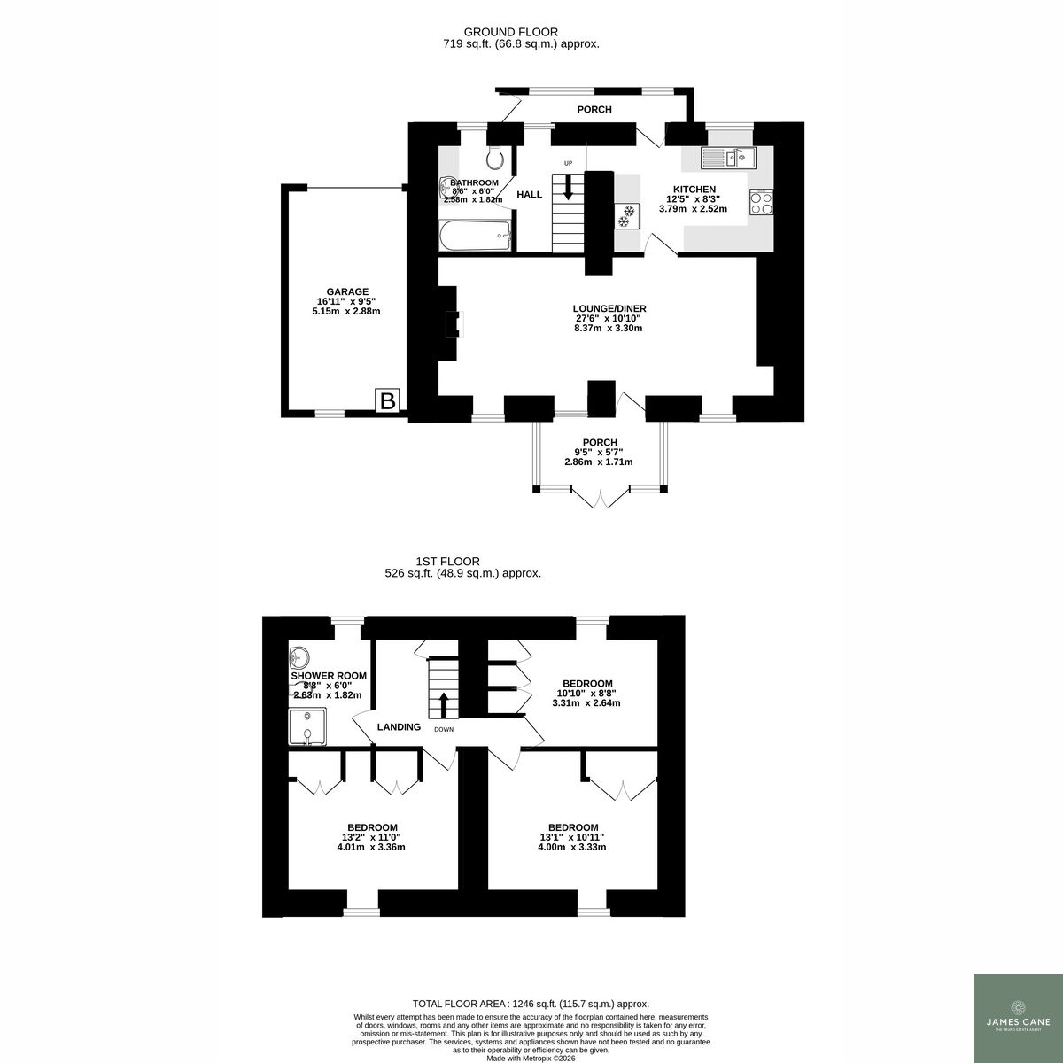 Virginia Cottage, Chyvogue Lane, Truro floorplan