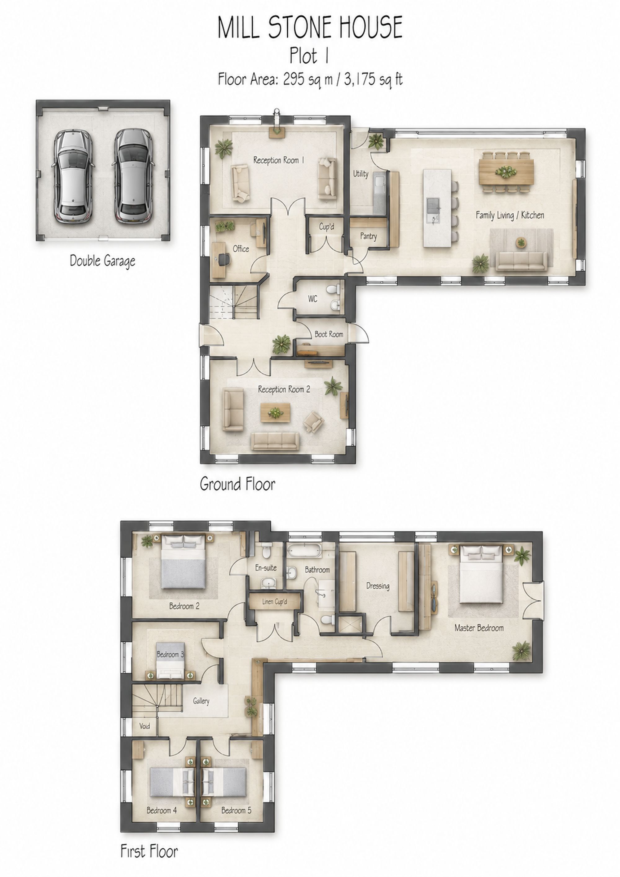 Mill Stone House, Lutterworth Road, Dunton Bassett floorplan
