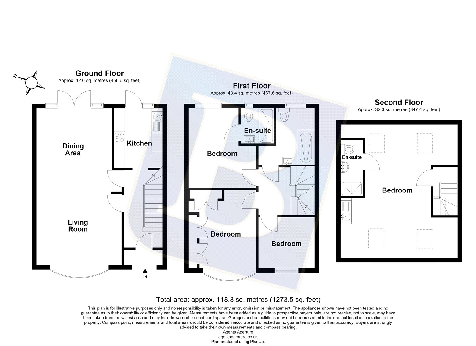 204, Westrow Drive, Barking floorplan