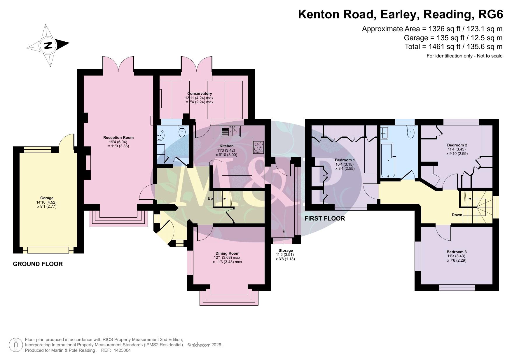 12, Kenton Road, Reading floorplan