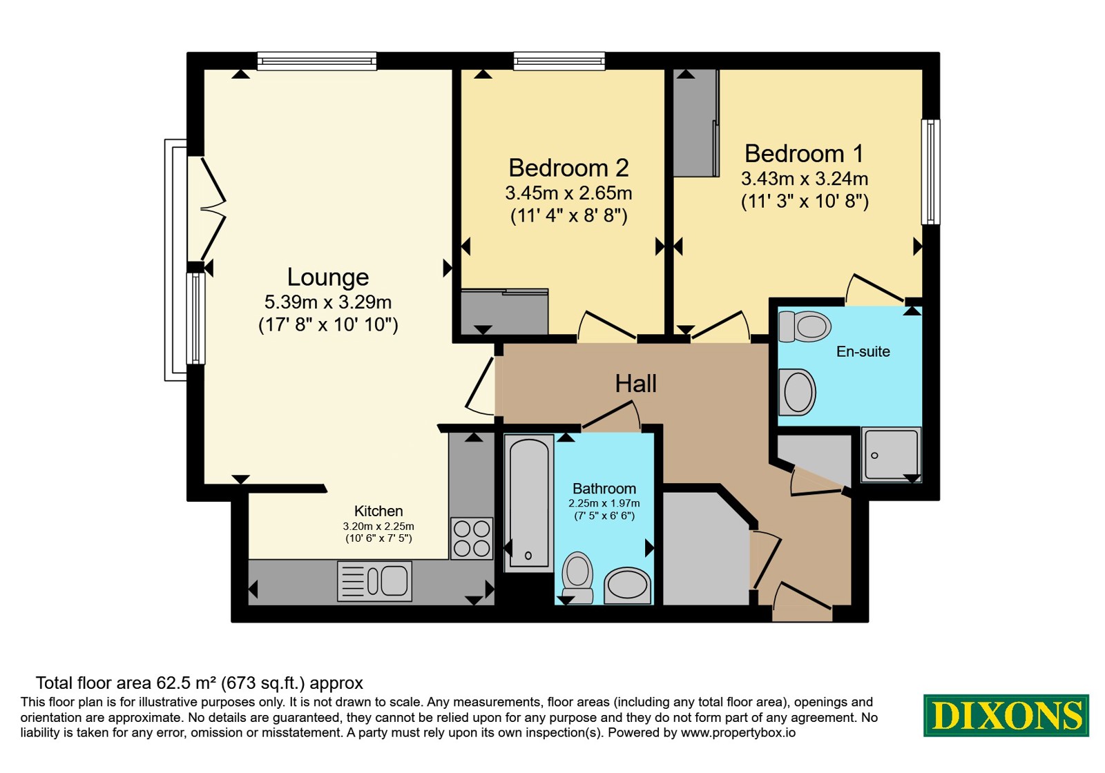 Flat 23, Severn View,, Larch Way, Worcestershire floorplan