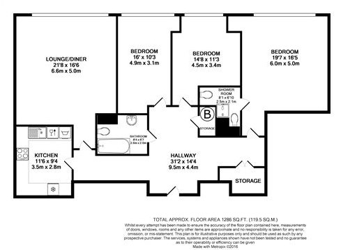 3 Bedrooms Flat to rent in Heathcroft, Park Royal W5