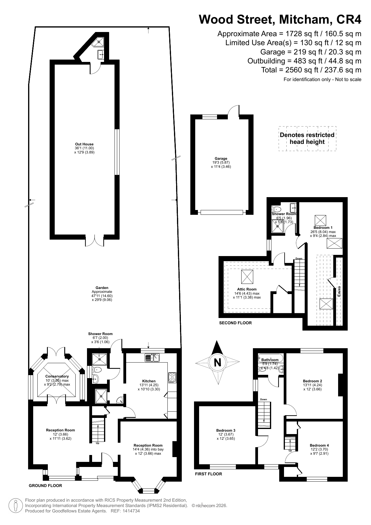 35, Wood Street, Mitcham floorplan