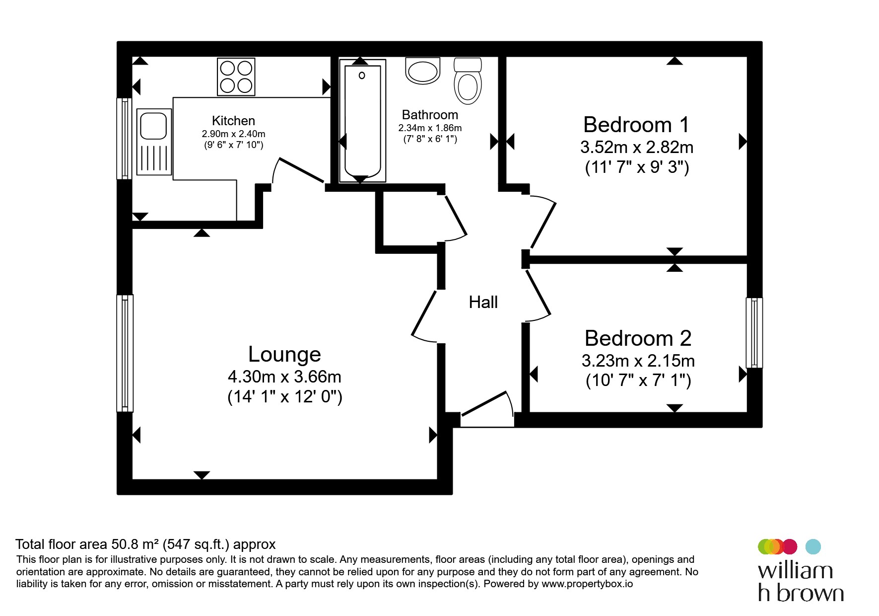 97, Dads Wood, Harlow floorplan