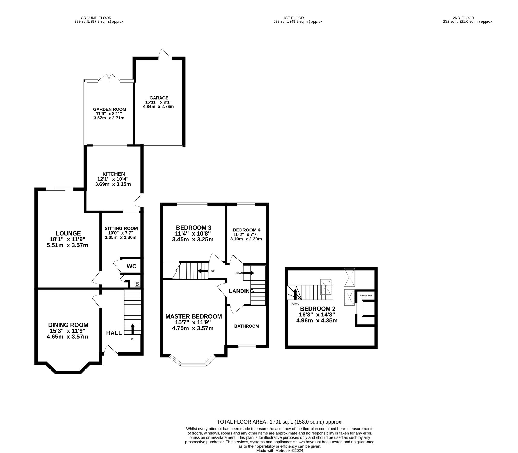 11 Birchin Lane, Nantwich floorplan