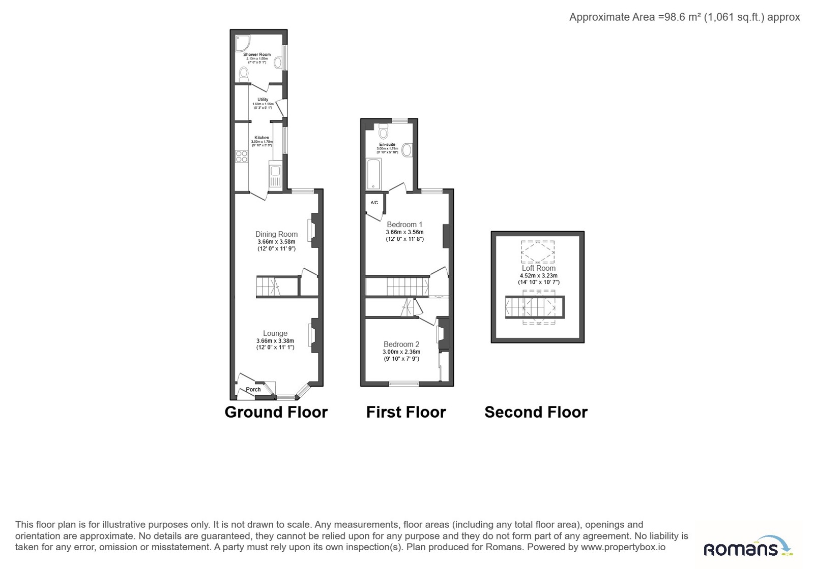 38, Union Street, Farnborough floorplan
