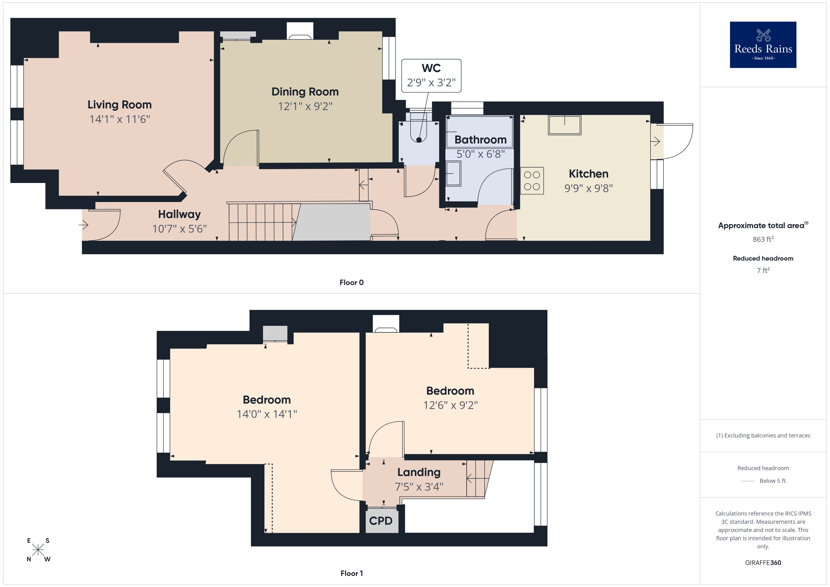 115, Canterbury Road, Kent floorplan